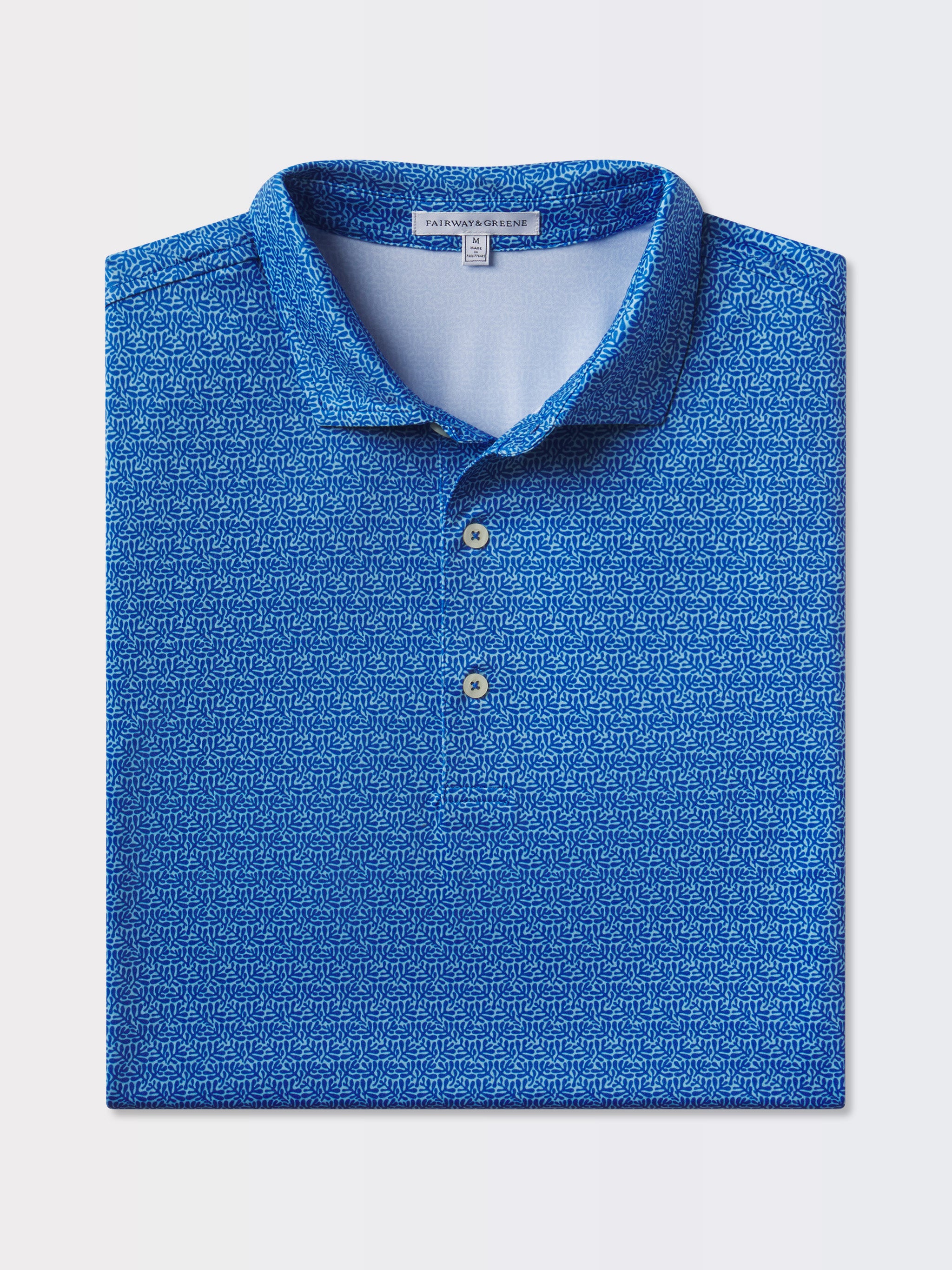 SEACLIFF PRINT POLO Shirt for Men - Stylish Casual Short Sleeve Button Down Shirt - Perfect for Summer, Beach, and Outdoor Activities