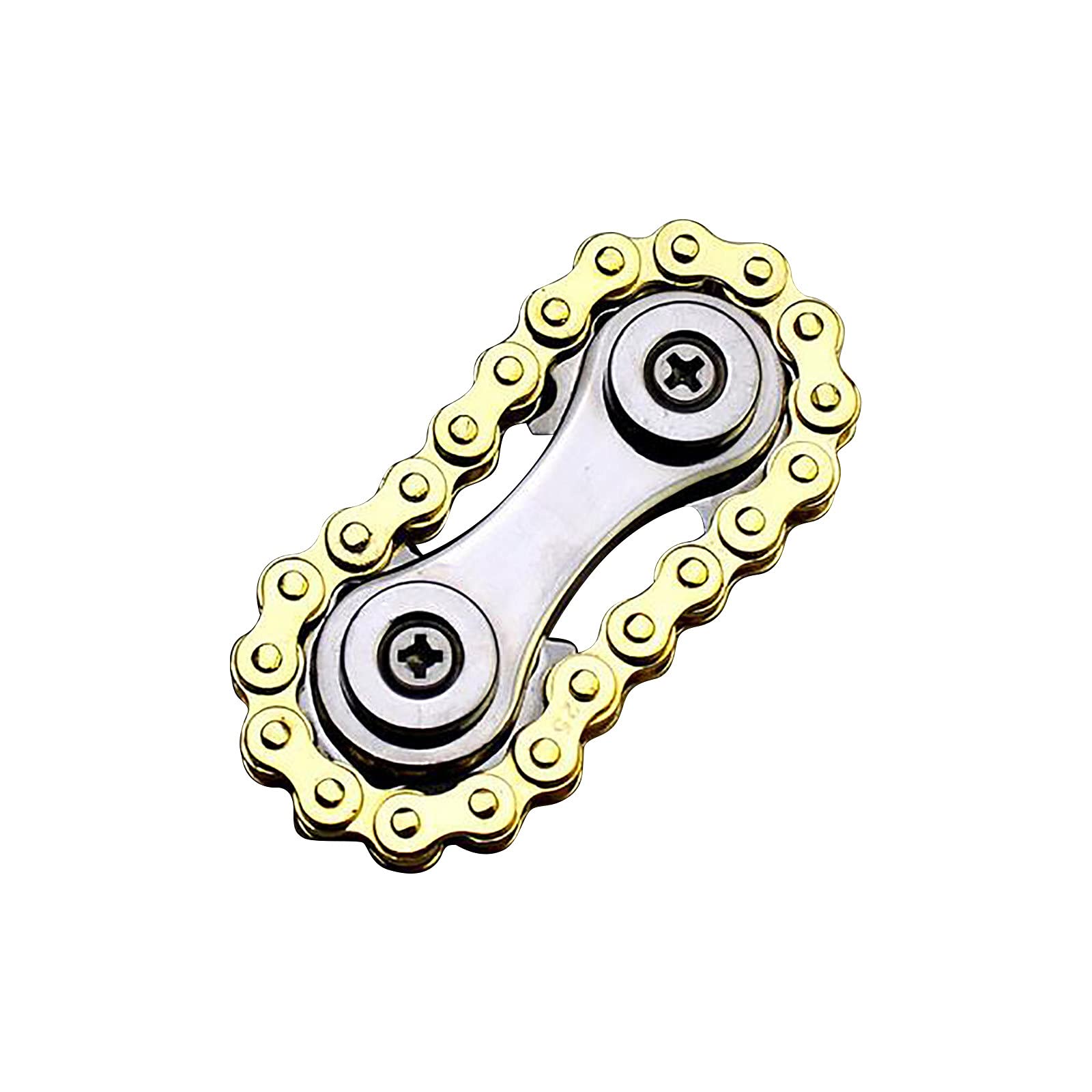 Durable Bear Dog Chew Toy - Interactive Finger Puppet & Stress Relief Chain Flywheel for Pets - Educational Partridge Toy for Puppy Training (Gold, One Size) - Perfect for Teething, Boredom Relief & Bonding Playtime