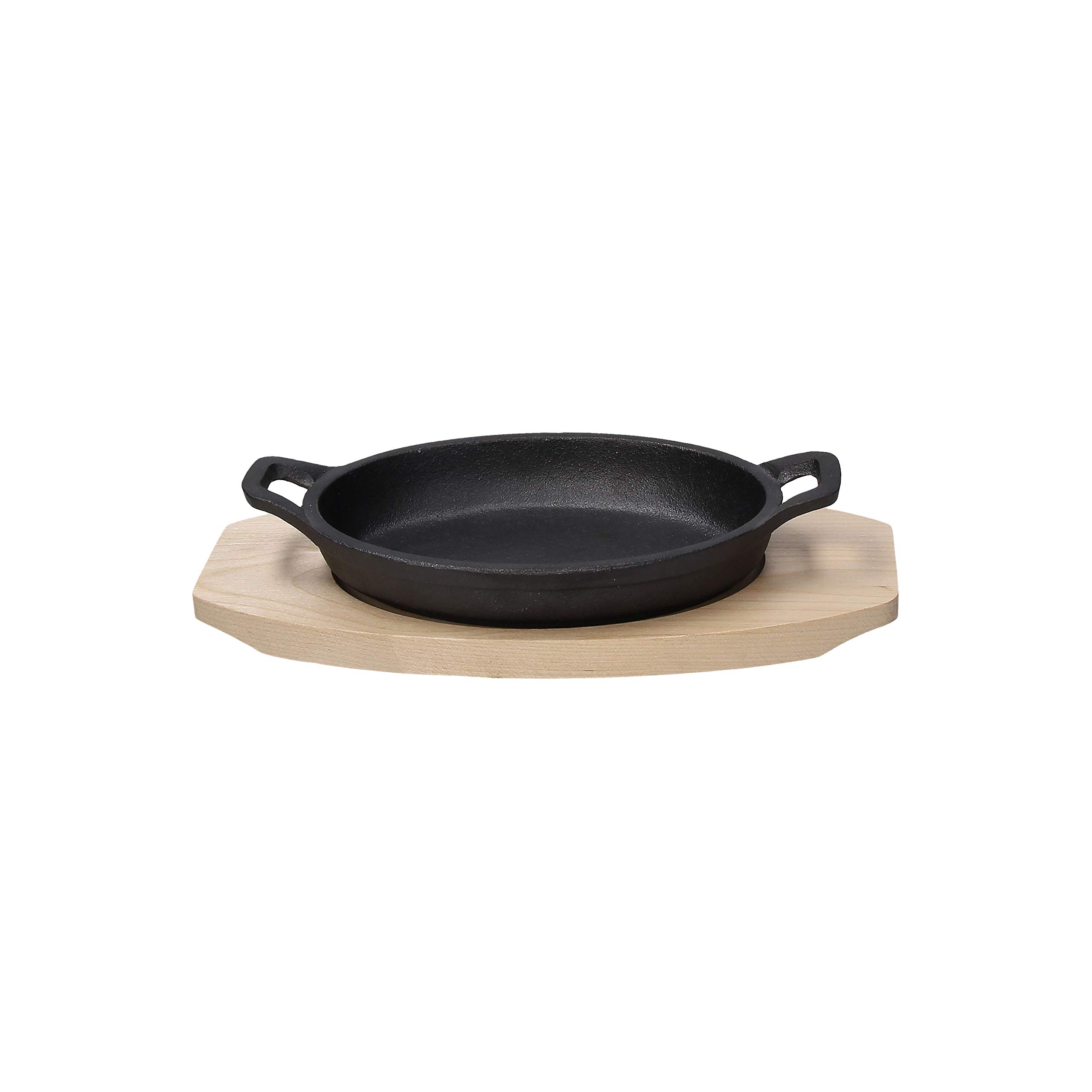 Tognana Fusion Taste Cast Iron Skillet - 12 Inch Pre-Seasoned Non-Stick Frying Pan for Stovetop, Oven & Grill - Perfect for Searing, Baking & Camping Cooking