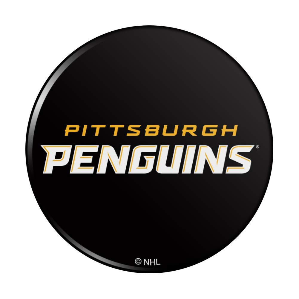 Pittsburgh Penguins NHL Logo Refrigerator Magnet - Strong Kitchen & Locker Decorative Button Magnet for Fans, Sports Decor, Office & Home Use