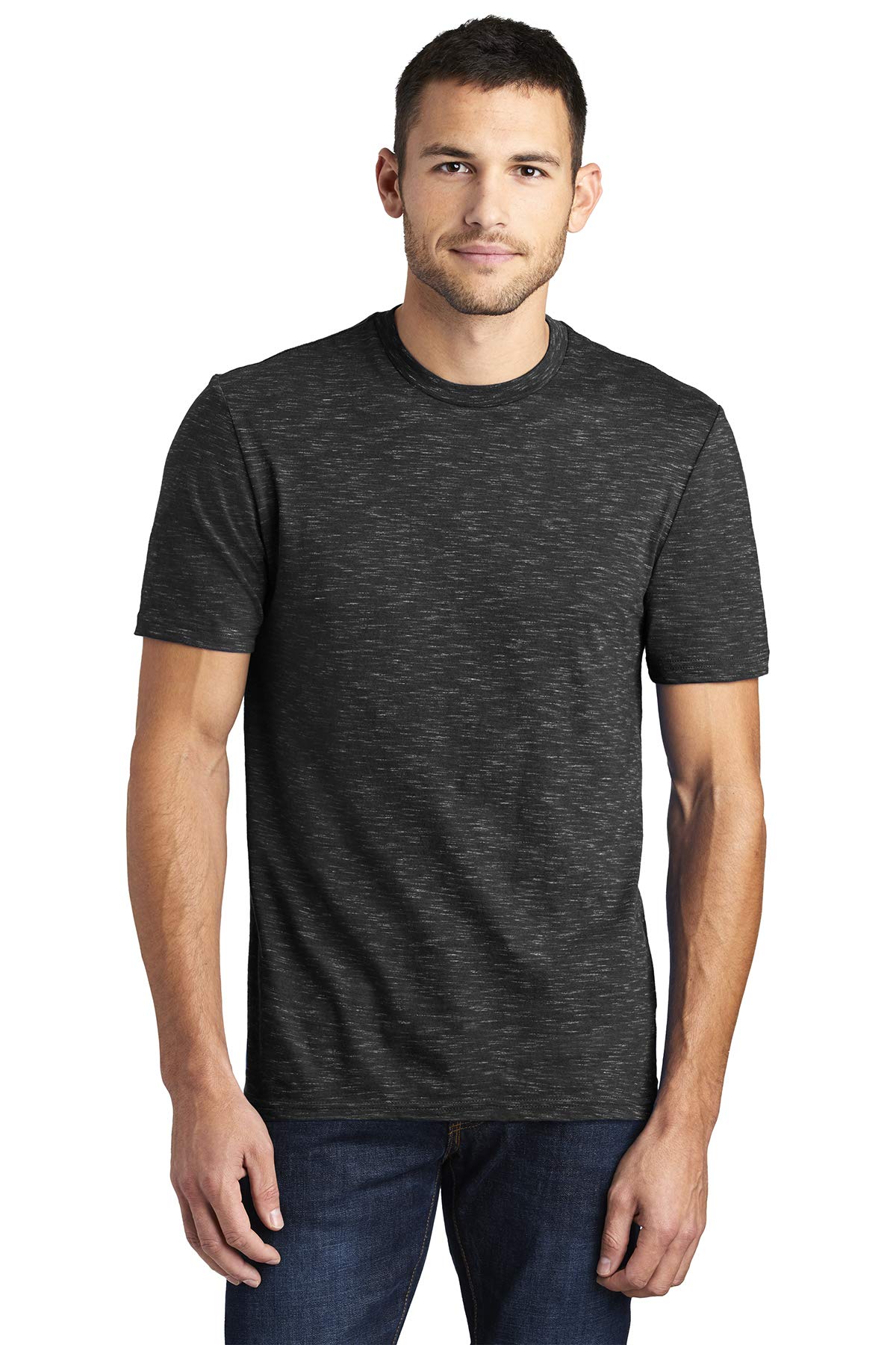 District Men's Medal Tear-Away Label T-Shirts - Comfortable Casual Tees for Everyday Wear | Gym, Workout, Street Style Fashion