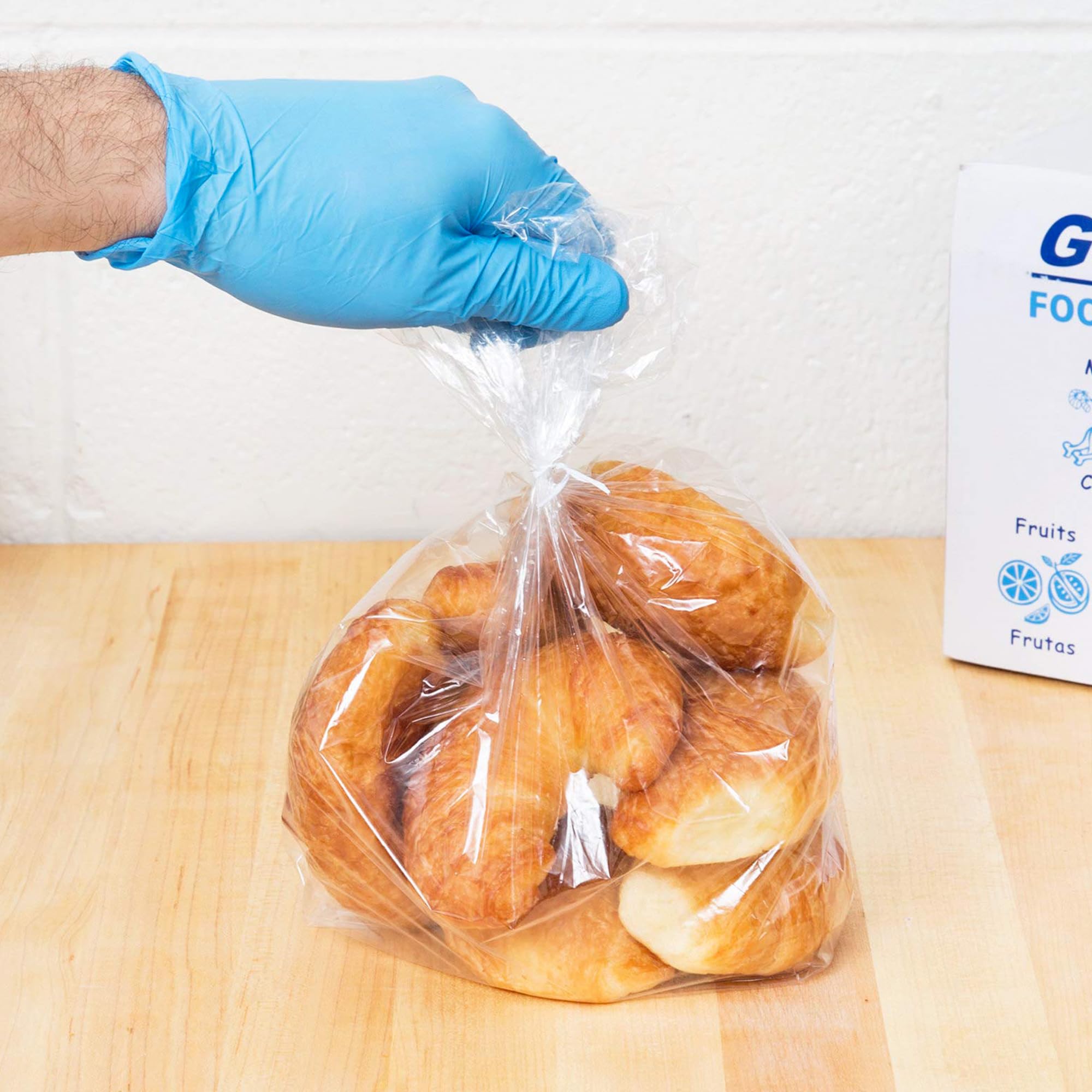 APQ 500-Pack 12x16 Inch Clear Flat Poly Bags - 6 Mil Ultra Thick Open Top Plastic Bags for Storage & Shipping | Perfect for Industrial Use, Food Service, Healthcare & Retail Packaging