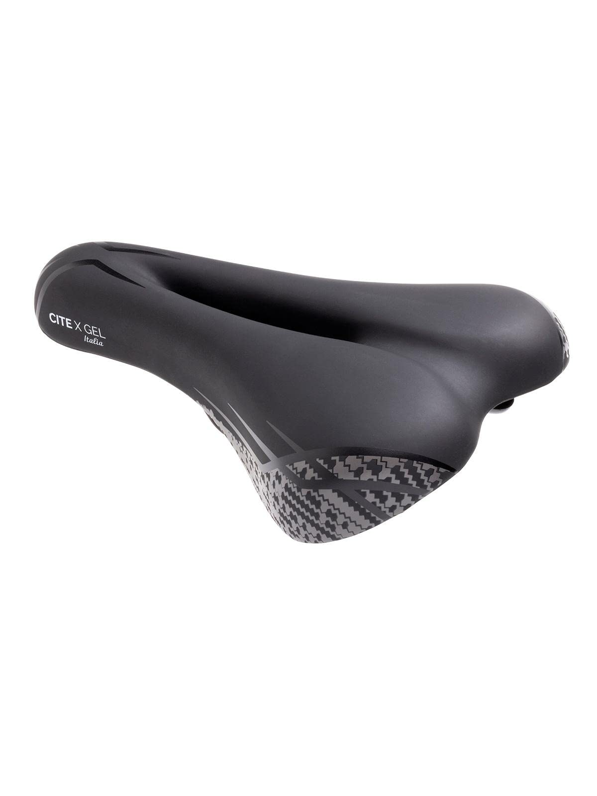 Terry Cite Y Gel Italia Bike Saddle - Comfortable Men's Bicycle Seat with Padding & Gel Support - Perfect for Road Bikes, Mountain Bikes & Recreational Cycling