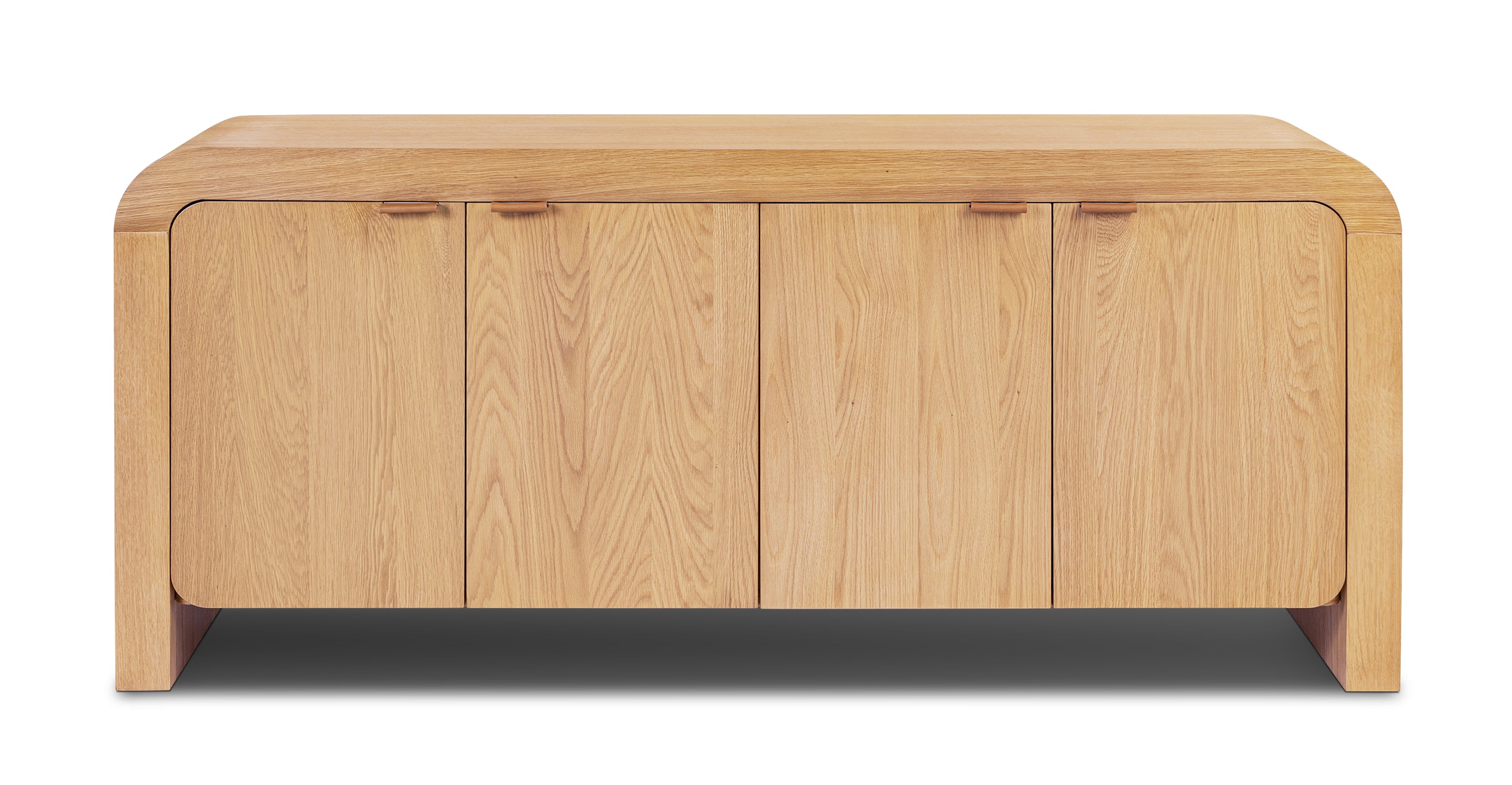 Modern Cirq Sideboard - Stylish Storage Cabinet for Living Room, Dining Room & Entryway - Wooden Buffet Console Table with Doors & Shelves for Home Decor & Organization