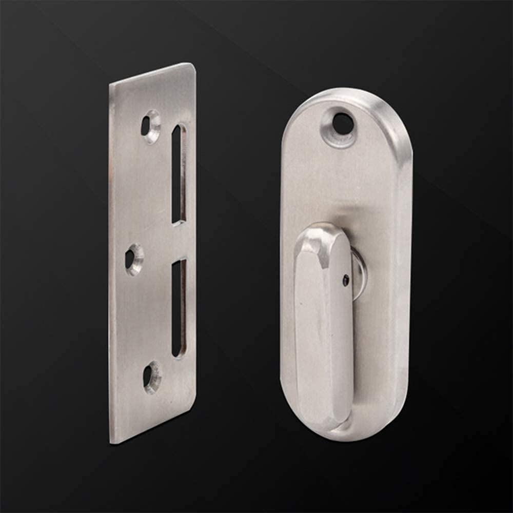 90 Degree Sliding Door Lock - Right Angle Privacy Latch for Sliding Barn Doors & Moving Doors | Secure Home, Office & Closet Use