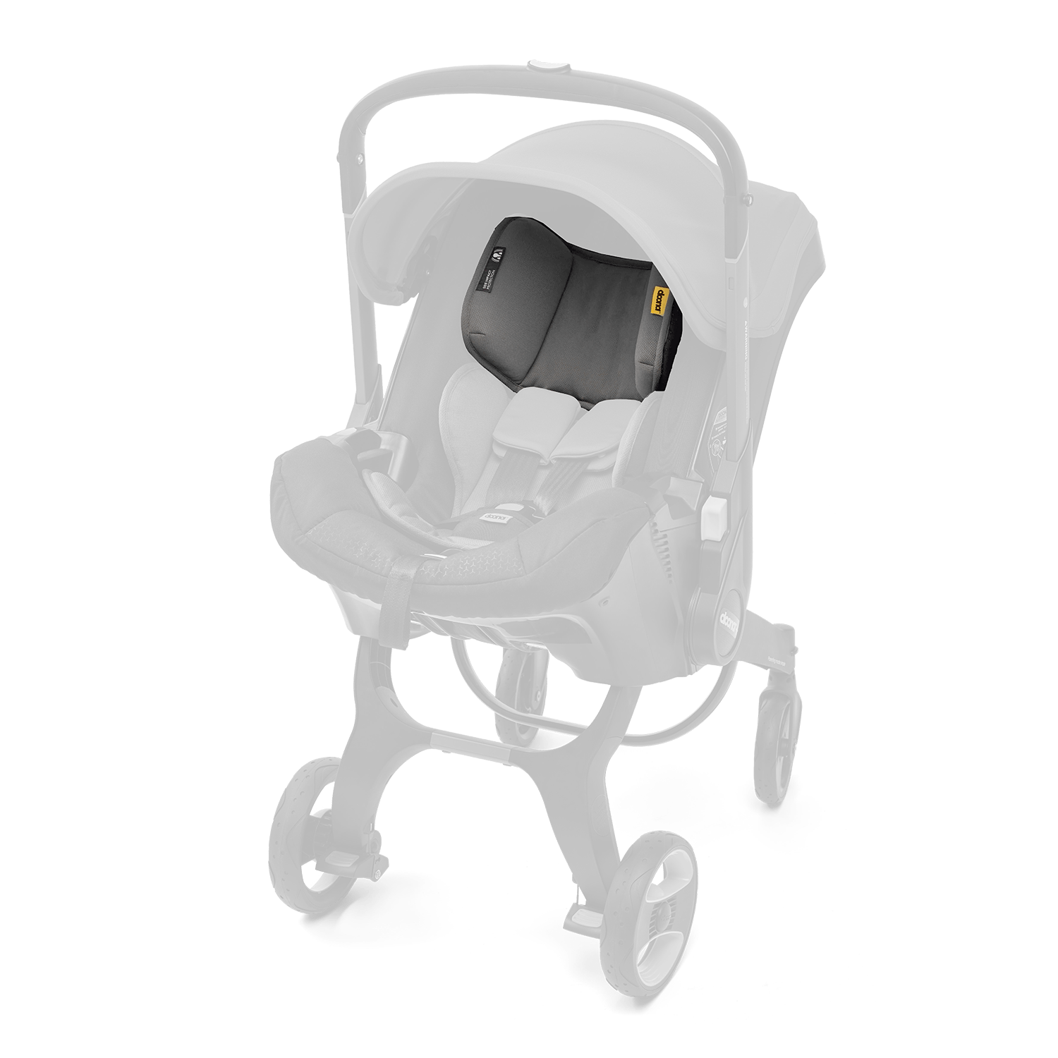 Doona Infant Car Seat Replacement Head Support - Baby Headrest for Doona Stroller & Car Seat - Safe & Comfortable for Newborns & Toddlers - Perfect for Travel, Daily Commutes & Errands