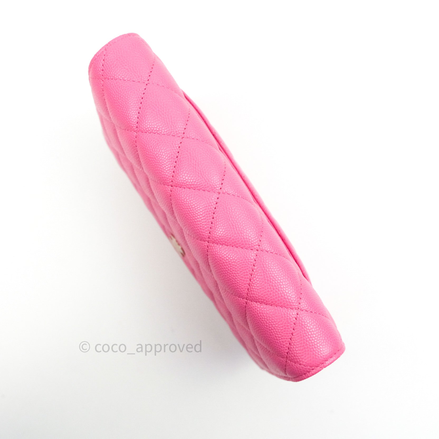 Chanel Caviar Quilted Wallet on Chain WOC in Pink with Light Gold Hardware - Perfect for Evening Events, Date Nights & Luxury Fashion Accessories