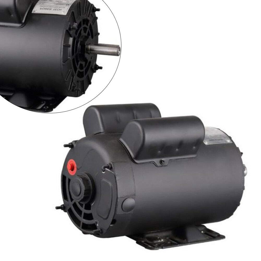 5 HP SPL 3450 RPM Air Compressor with 60Hz Single Phase Electric Motor - B385 56 Frame - Ideal for Workshops, Auto Repair & Industrial Applications