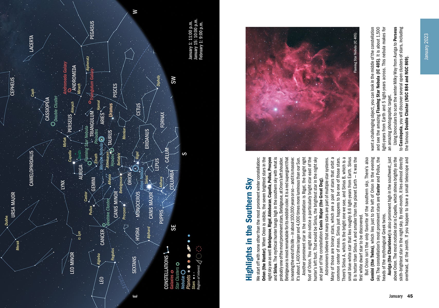 2023 Night Sky Almanac - Astronomy Guide for Stargazing, Moon Phases & Celestial Events | Perfect for Backyard Observers, Camping & Outdoor Adventures