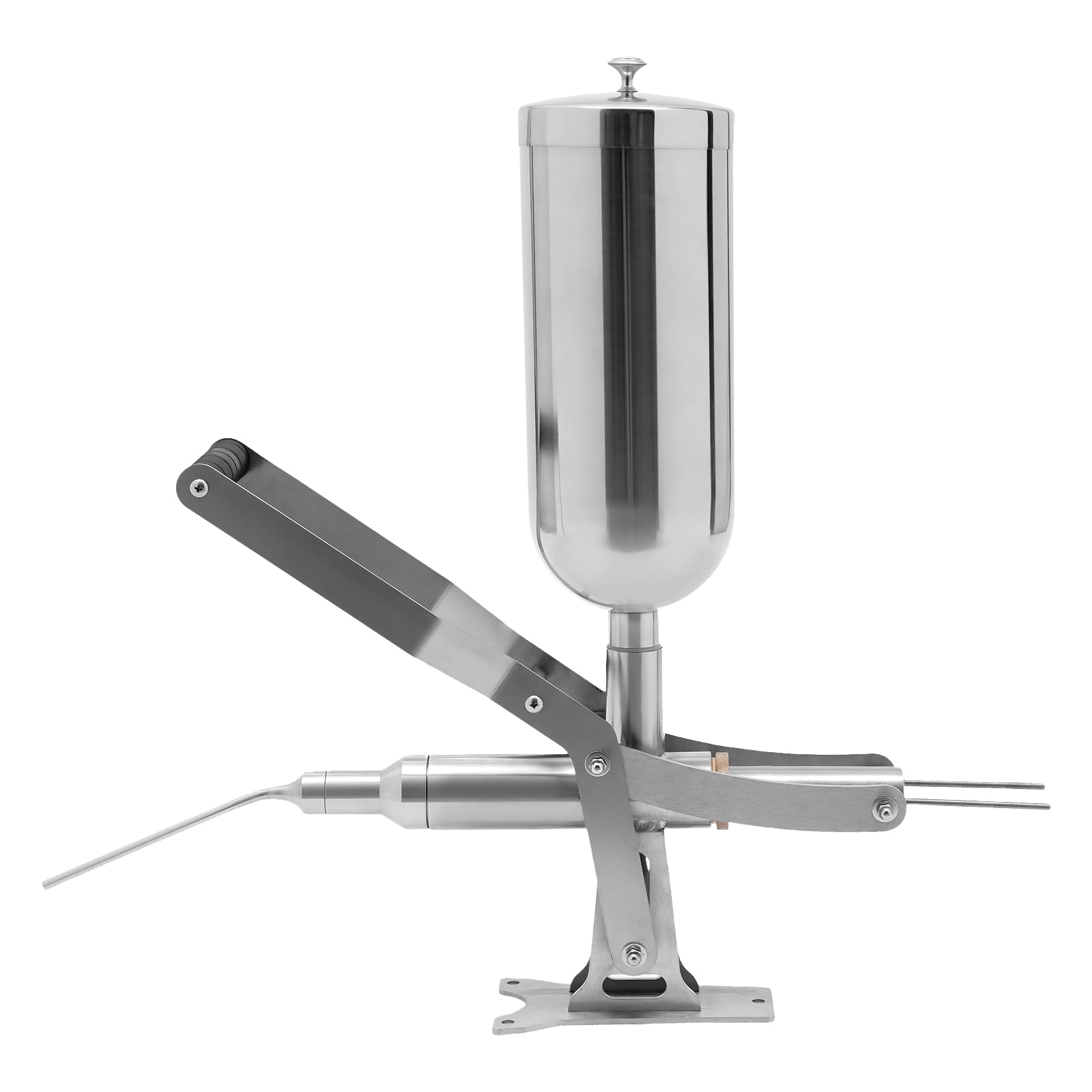 5L Stainless Steel Donut Filler Machine - Manual Mini Donut Maker & Dispenser for Home Kitchens, Bakeries, Dessert Shops | Perfect for Making Fresh Donuts, Pastries & Dessert Fillings at Home or Commercial Use