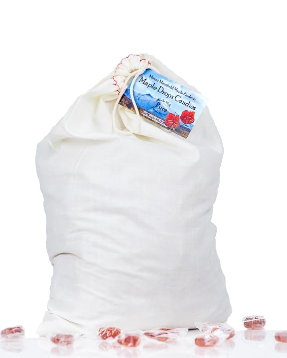**Mansfield Maple Drops Hard Candy – 5lb Bag – All-Natural Real Maple Syrup – Sweet & Rich Flavor – Perfect for Gifts, Parties & Snacking**