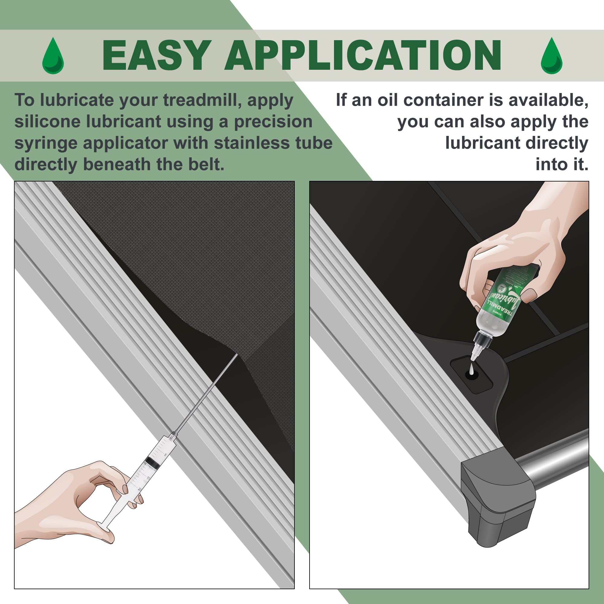 Premium Silicone Treadmill Belt Lubricant Oil - High-Performance Treadmill Maintenance Kit for Smooth & Quiet Running - Ideal for Home Gym Equipment Care & Treadmill Belt Protection
