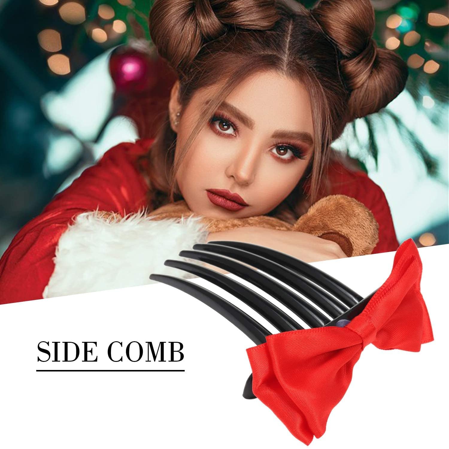 Professional Hair Styling Kit - Bun Maker, Spiral Hair Ties, Side Comb & Hair Pins for Braiding & Updos | Perfect for Weddings, Parties & Daily Styling