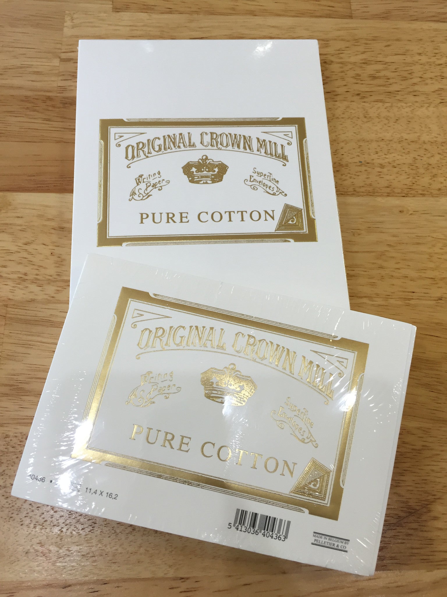 Original Crown Mill 100% Pure Cotton Paper - Premium Stationery for Letter Writing, Calligraphy & Crafting - Perfect for Wedding Invitations, Greeting Cards & Art Projects