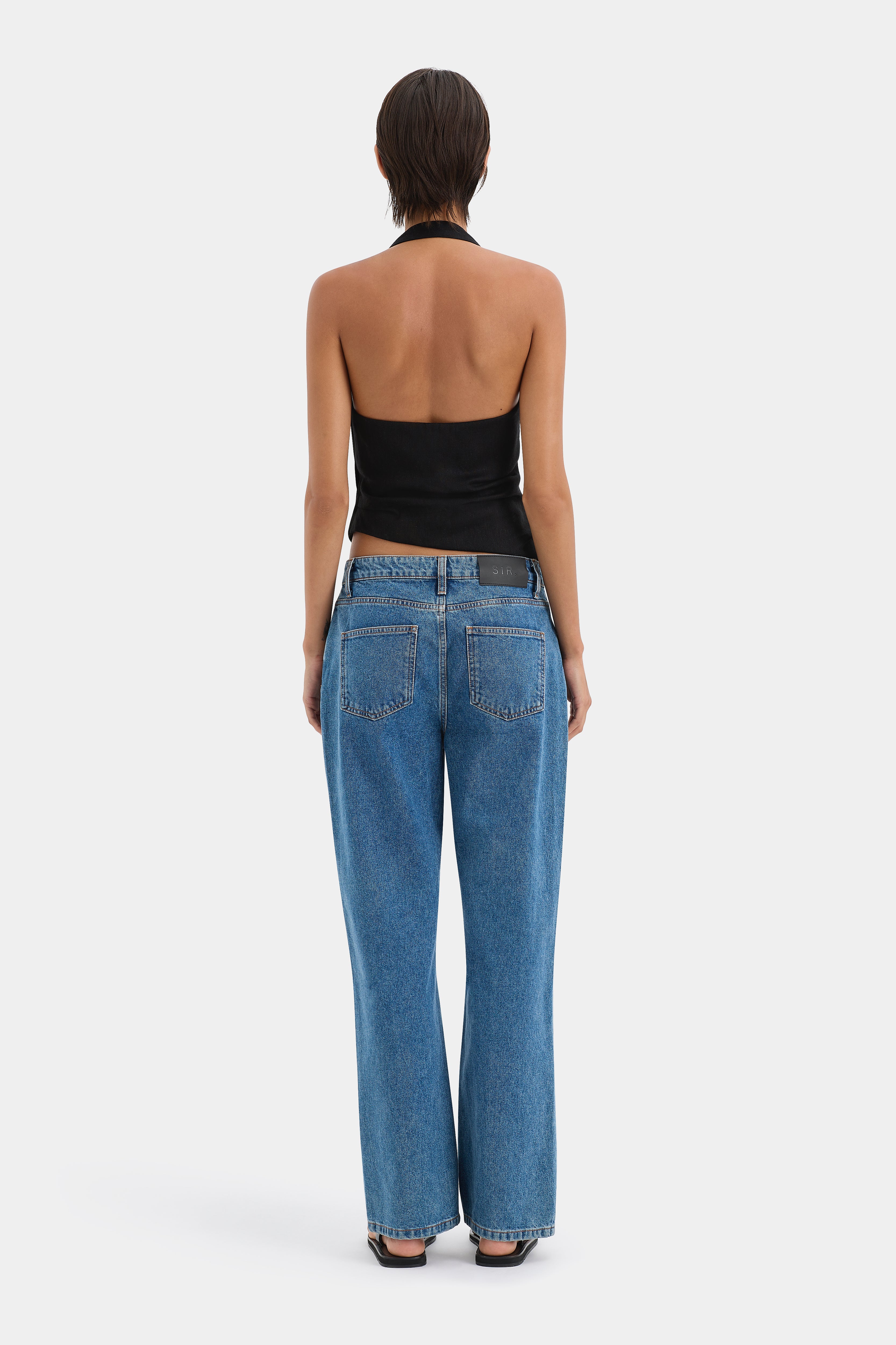 Stylish Dorian Halter Top for Women - Trendy Off-Shoulder Blouse for Summer Outfits & Beach Vacations