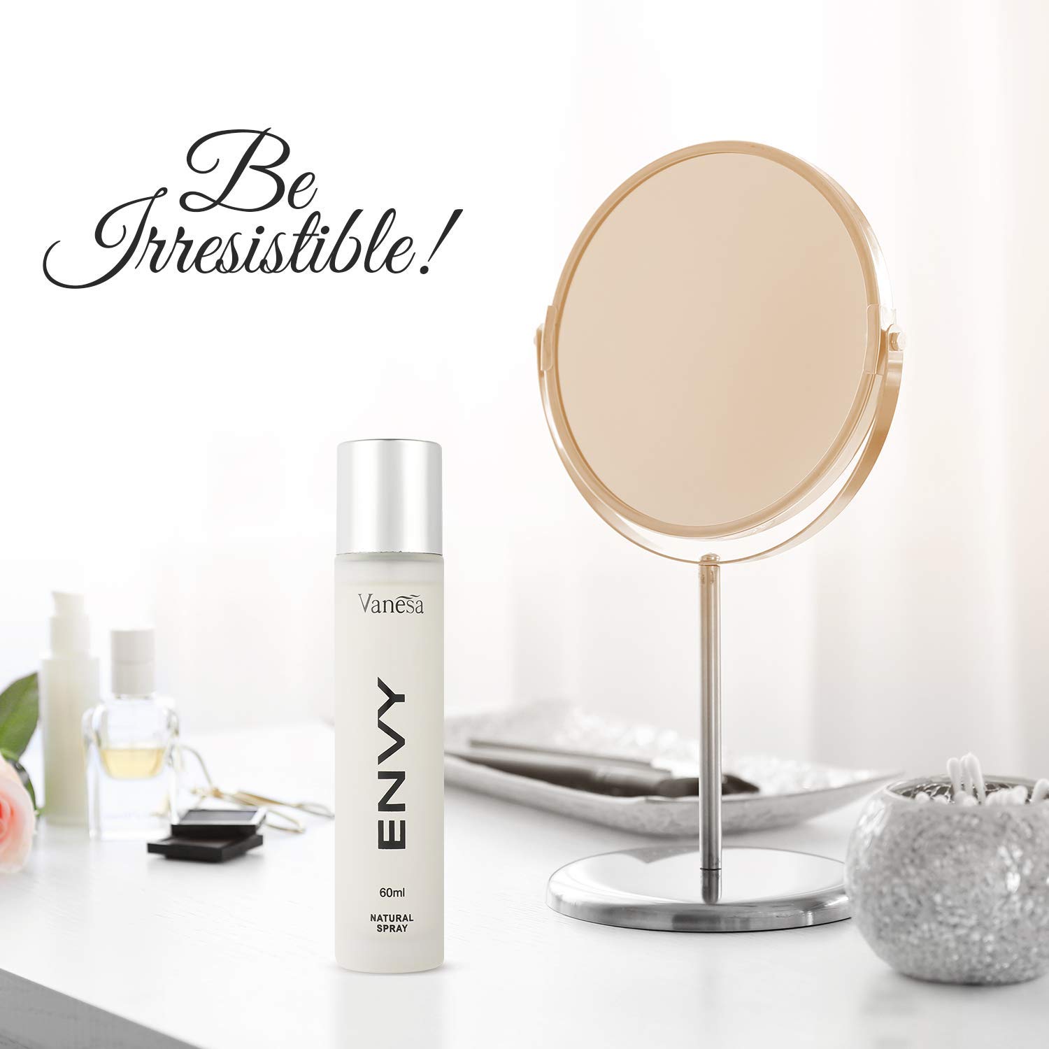 ENVY Natural Spray Women's Perfume - 60ML | Long Lasting Floral Fragrance for Women | Day & Night Wear, Office & Date Night Perfume
