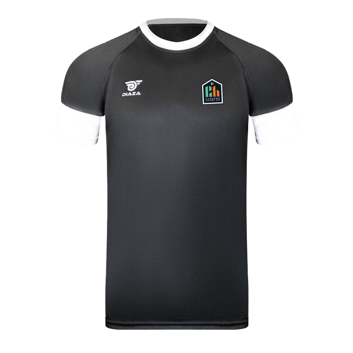Chicago House Short Sleeve Black T-Shirt for Men - Casual Comfort Fit Cotton Tee - Perfect for Streetwear, Lounge & Everyday Wear