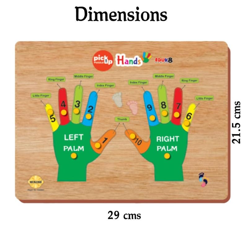 Educational Wooden Pickup Puzzle Toy for Kids - Brain Teaser Learning Game for Toddlers & Children | Perfect for Preschool STEM Activities & Family Game Night