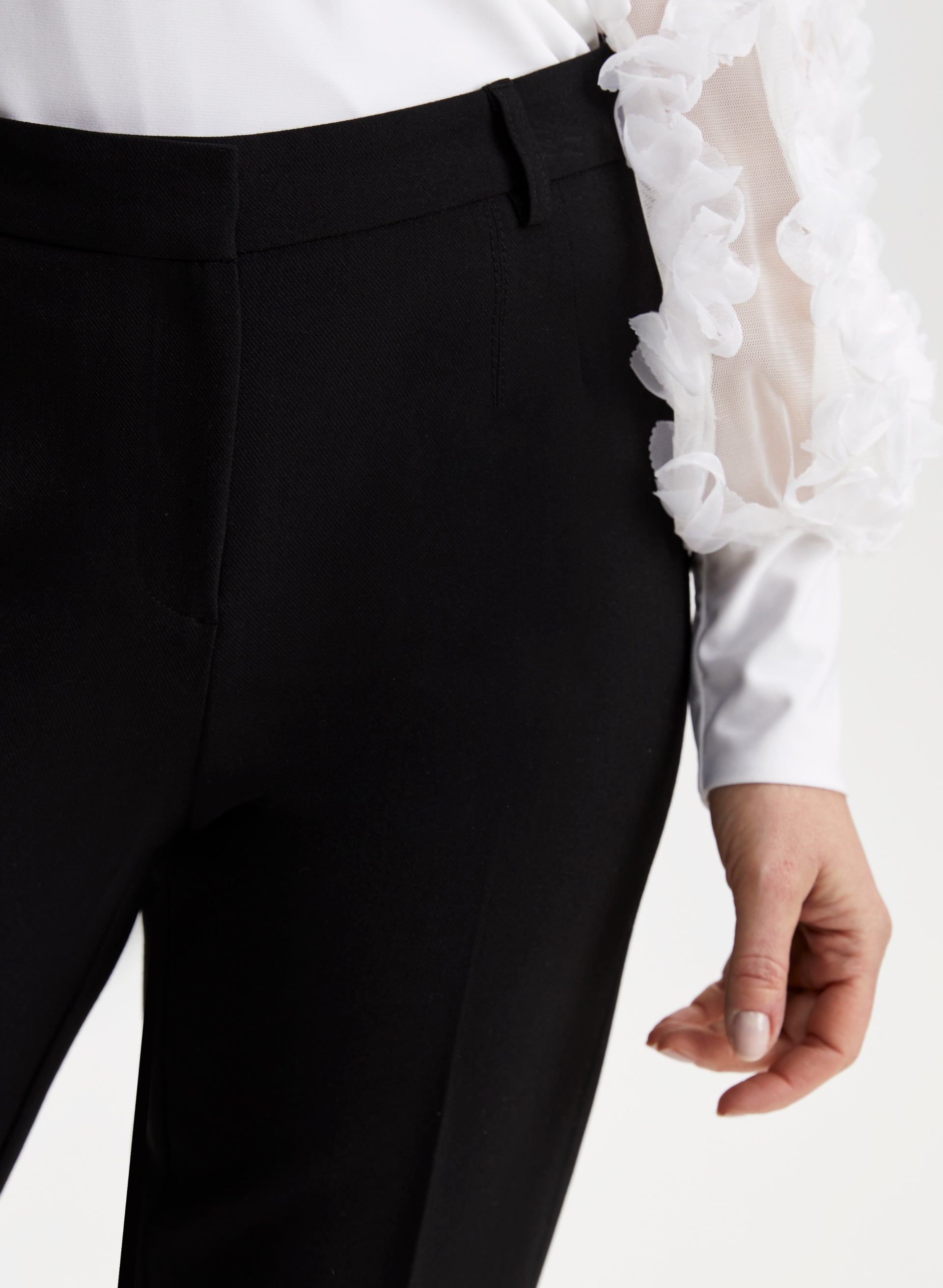 City Fit Straight Leg Pants for Women - High Waist Comfortable Office Trousers | Perfect for Work, Business Casual & Everyday Wear