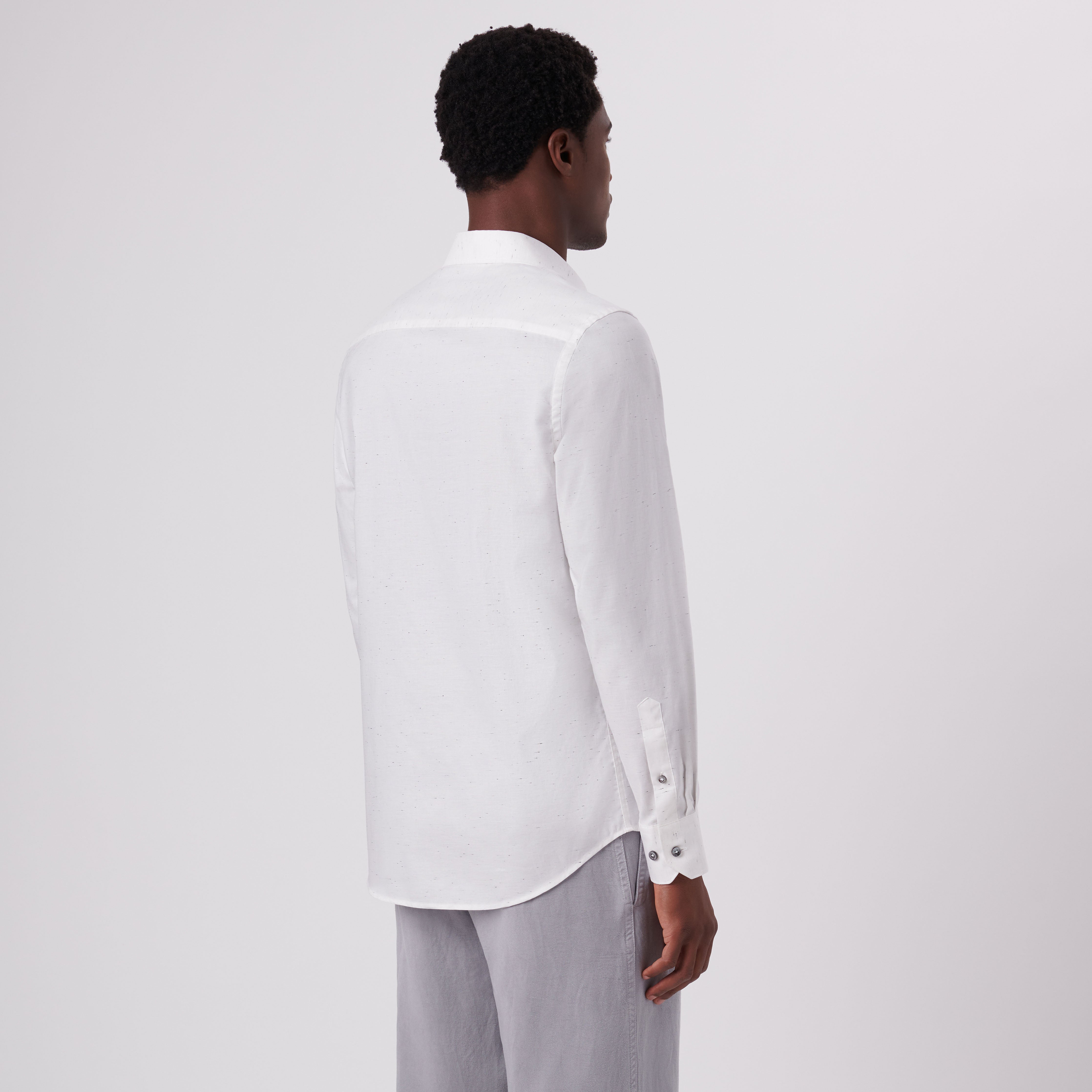 Stylish Axel Slub Shirt in Chalk Color | Comfortable Casual Wear for Men | Perfect for Office, Date Night & Weekend Outings