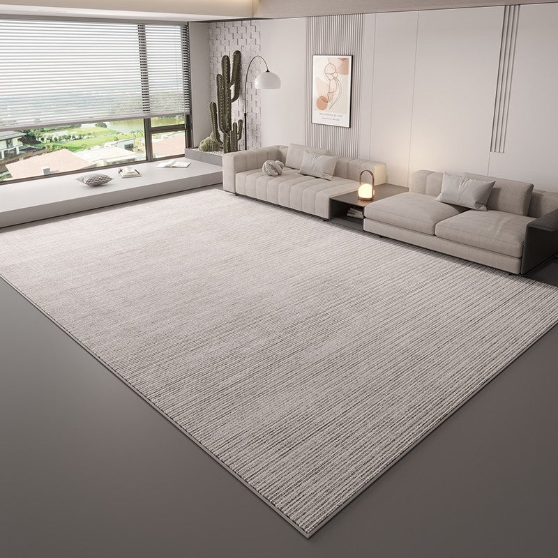Grey Modern Area Rug for Under Sofa - Large Contemporary Abstract Living Room Rug - Soft Bedroom & Dining Room Floor Mat - Stylish Office Carpet - Perfect for Home Decor & Workspace