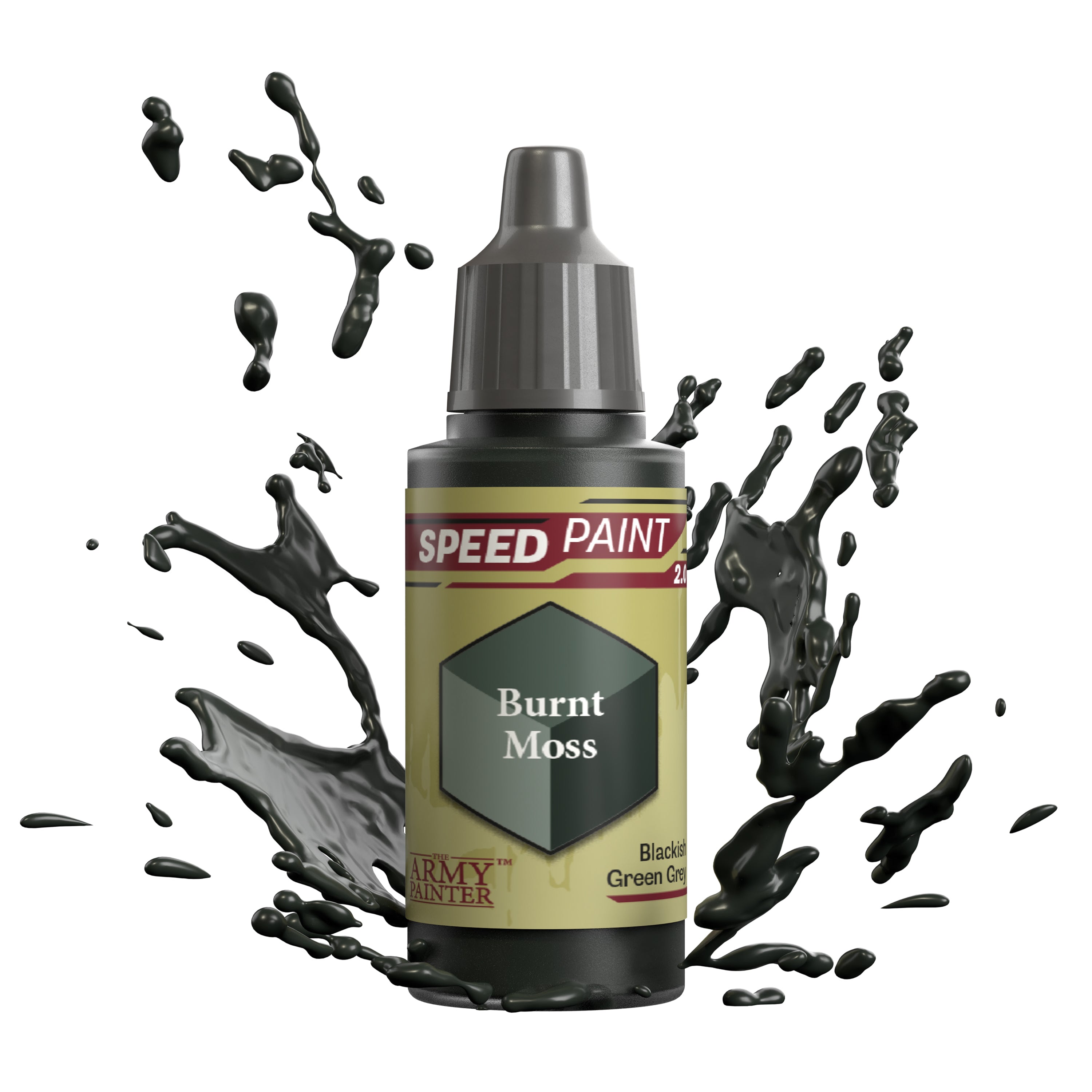 Speedpaint: Burnt Moss - High-Quality Acrylic Paint for Miniatures & Models - Perfect for Warhammer, D&D, and Tabletop Gaming