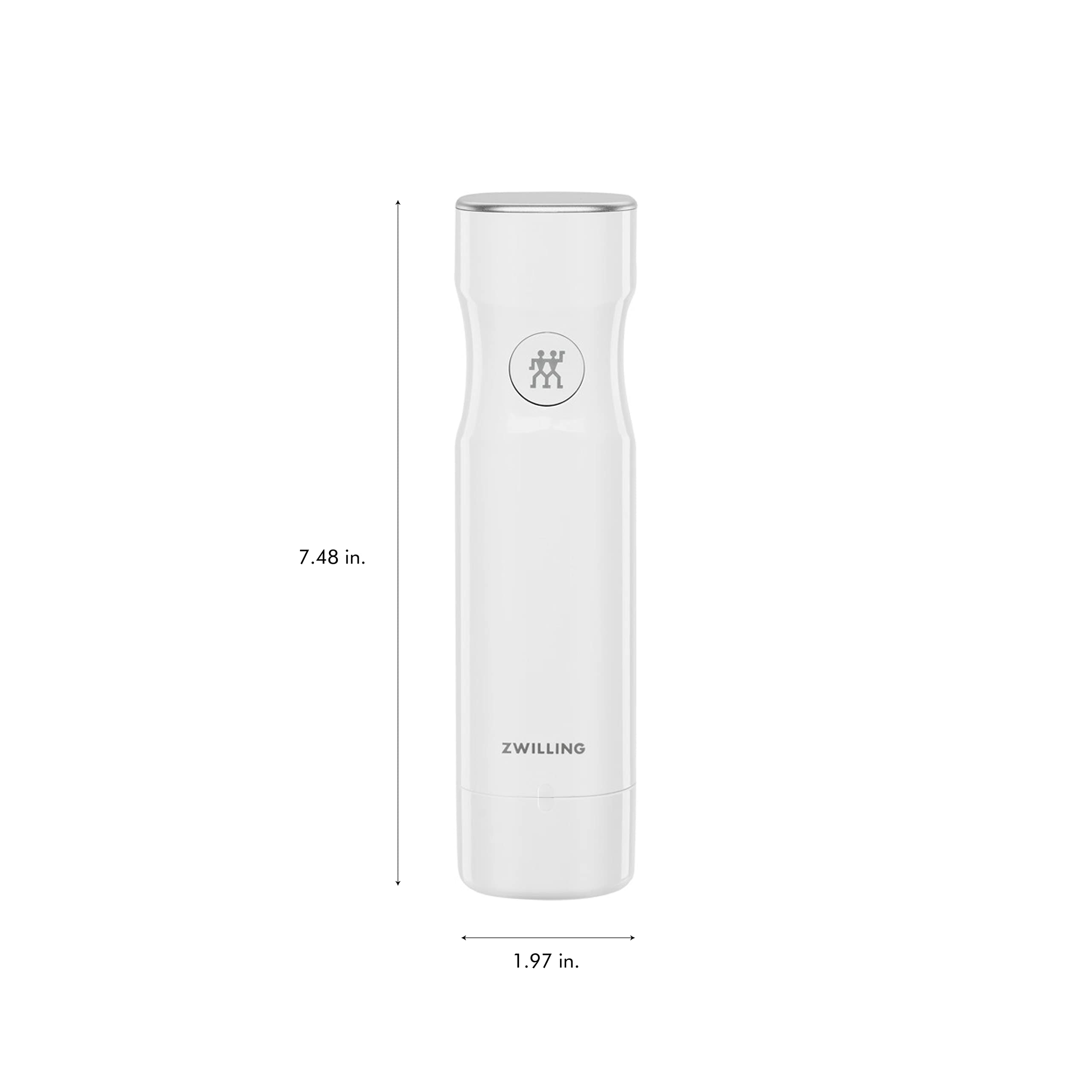 ZWILLING Fresh & Save 4-Piece Vacuum Sealer Starter Set with Reusable Sous Vide Bags | Airtight Food Storage for Meal Prep, Leftovers & Sous Vide Cooking | Perfect for Home Kitchens & Food Preservation