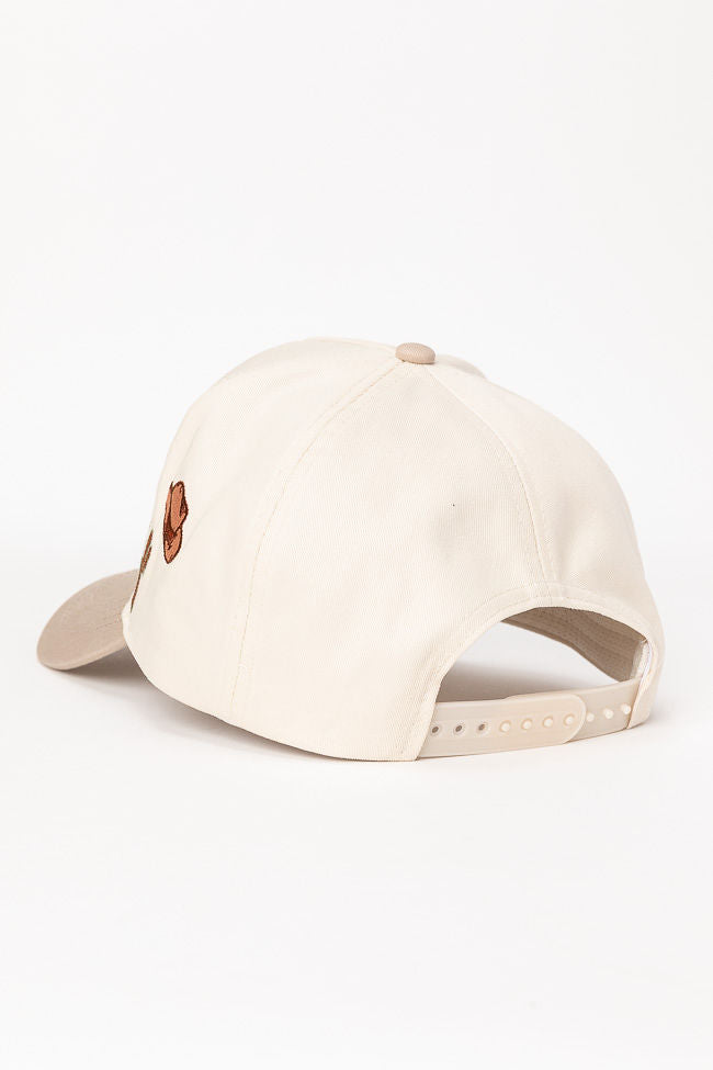 Stylish Beige Cowboy Baseball Cap for Men & Women - Perfect for Outdoor Adventures, Rodeos, and Country Music Festivals
