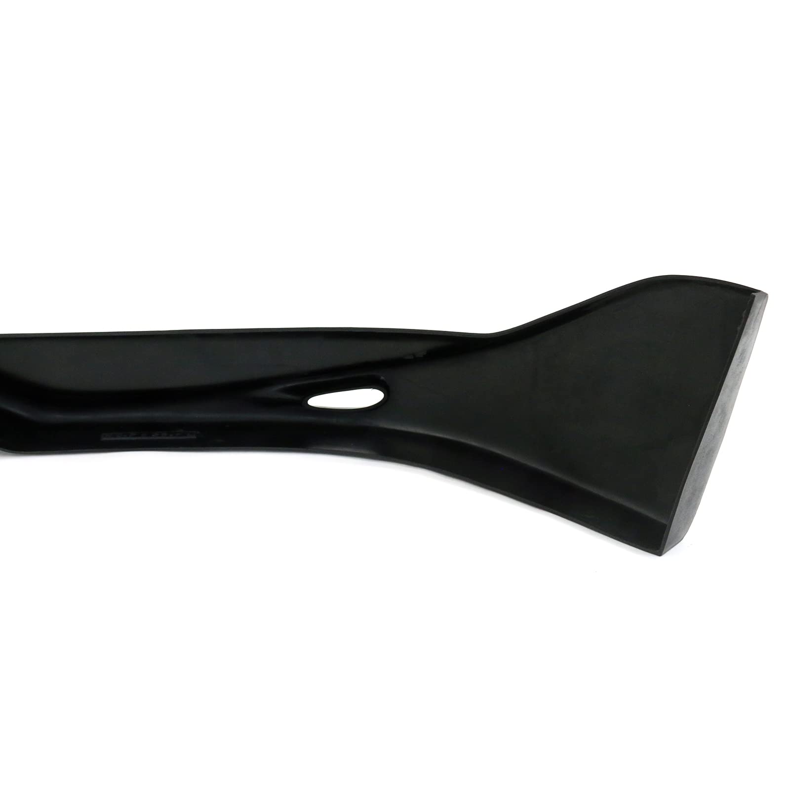 IKON MOTORSPORTS Front Bumper Lip Spoiler Splitter - PU Black Jun Style for 1999-2000 Honda Civic | Enhances Aerodynamics & Sporty Look | Perfect for Street Racing & Car Shows