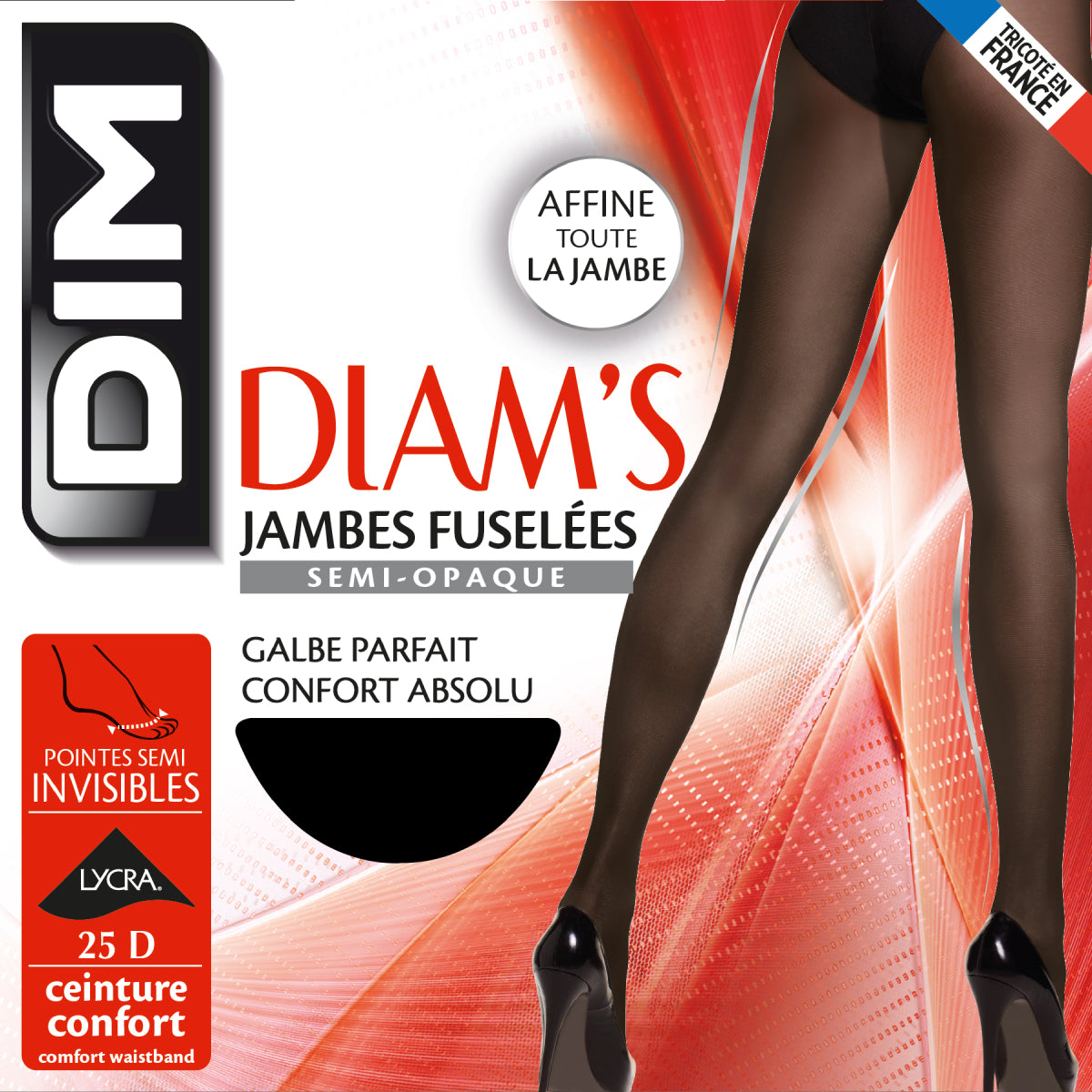 Black 25D Sheer Tights for Women - Slimming & Comfortable Leggings for Everyday Wear, Office, and Formal Occasions
