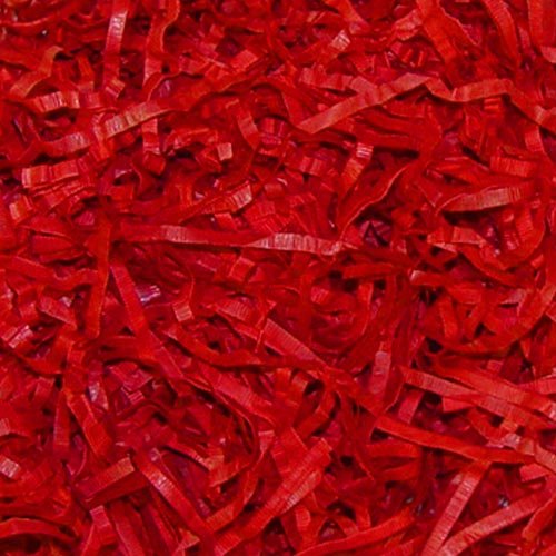 Premium Red Paper Shred for Gift Wrapping, Party Decor & Scrapbooking – Eco-Friendly Confetti & DIY Craft Supplies for Weddings, Birthdays & Celebrations