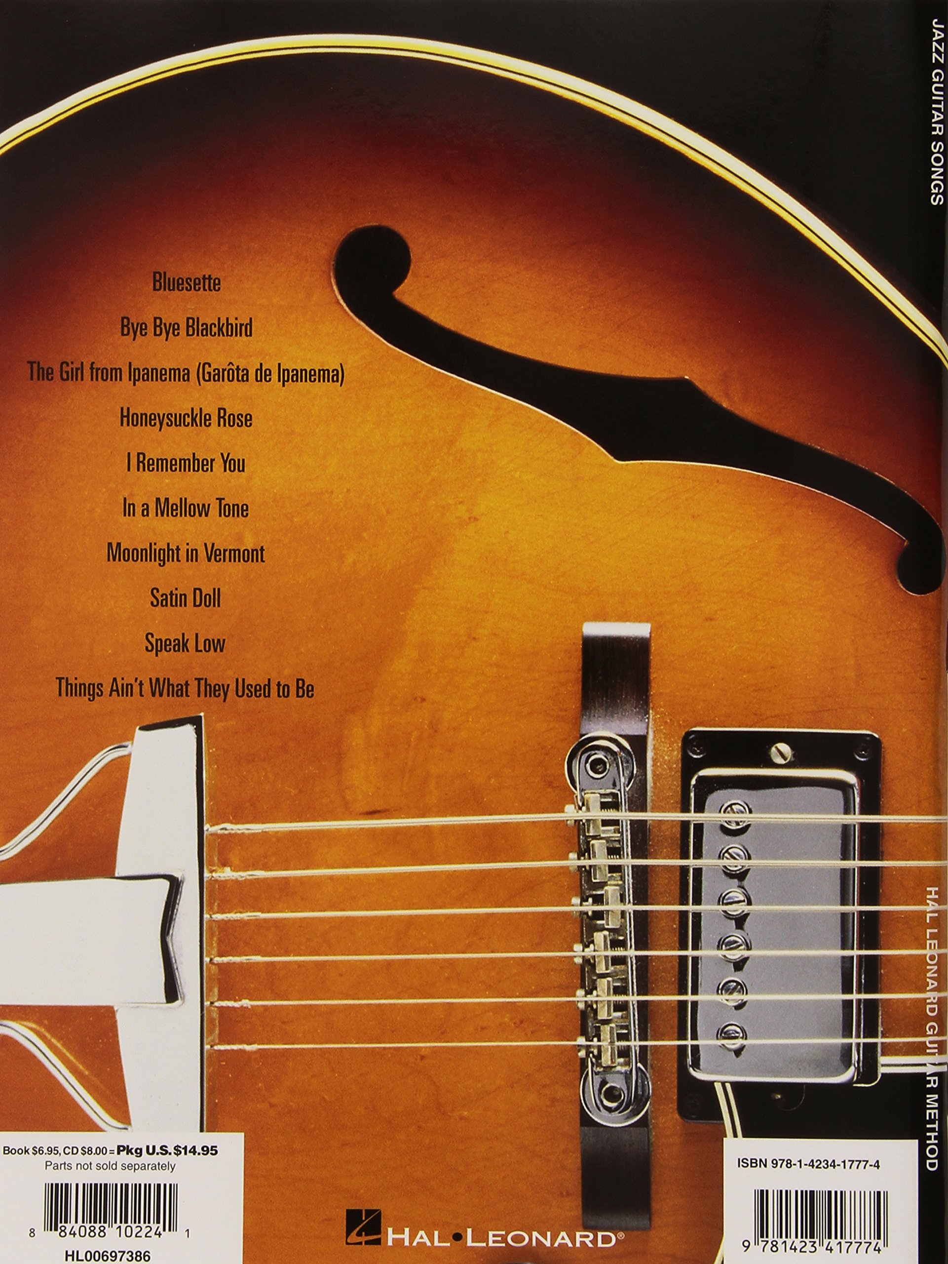 Jazz Guitar Songs Book with Online Audio - Hal Leonard Guitar Method Supplement for Beginners & Intermediate Players | Perfect for Practice, Lessons & Live Performances