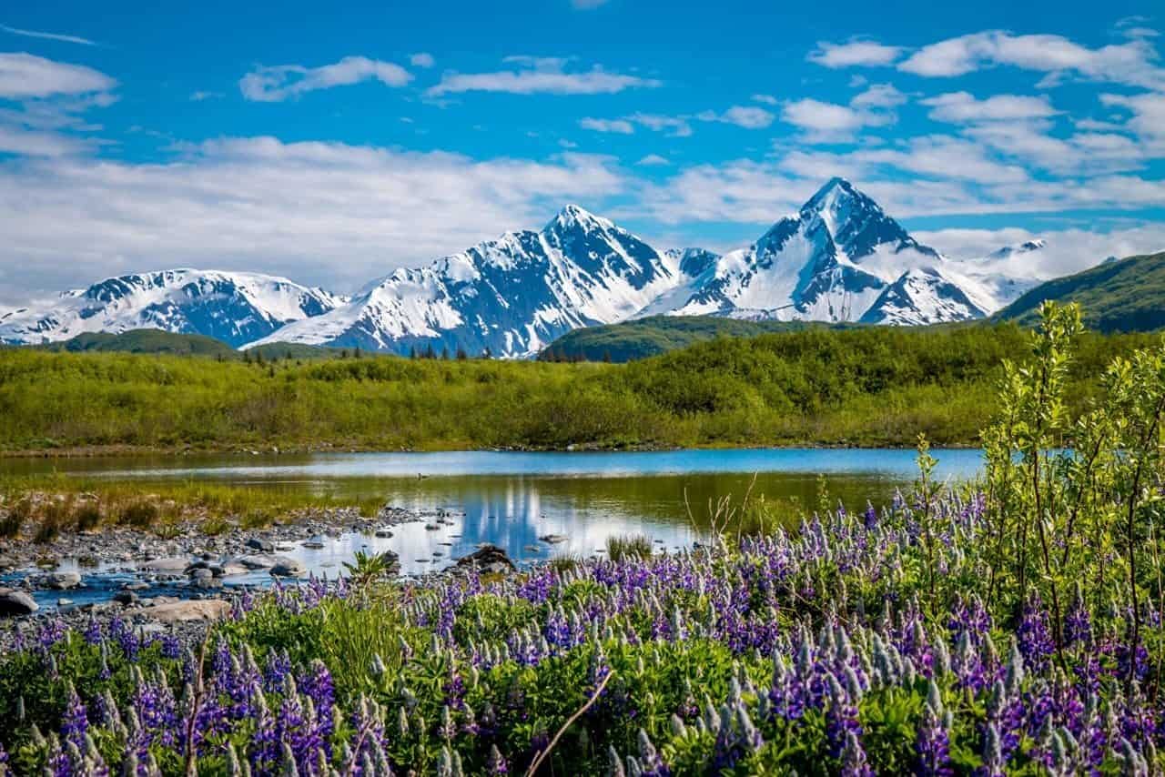 ZENDA Kenai Fjords Alaska Landscape Scenic Wall Art - Premium Gallery Wrapped Canvas Painting for Home & Office Decor - Perfect for Living Room, Bedroom, or Office Wall Decoration