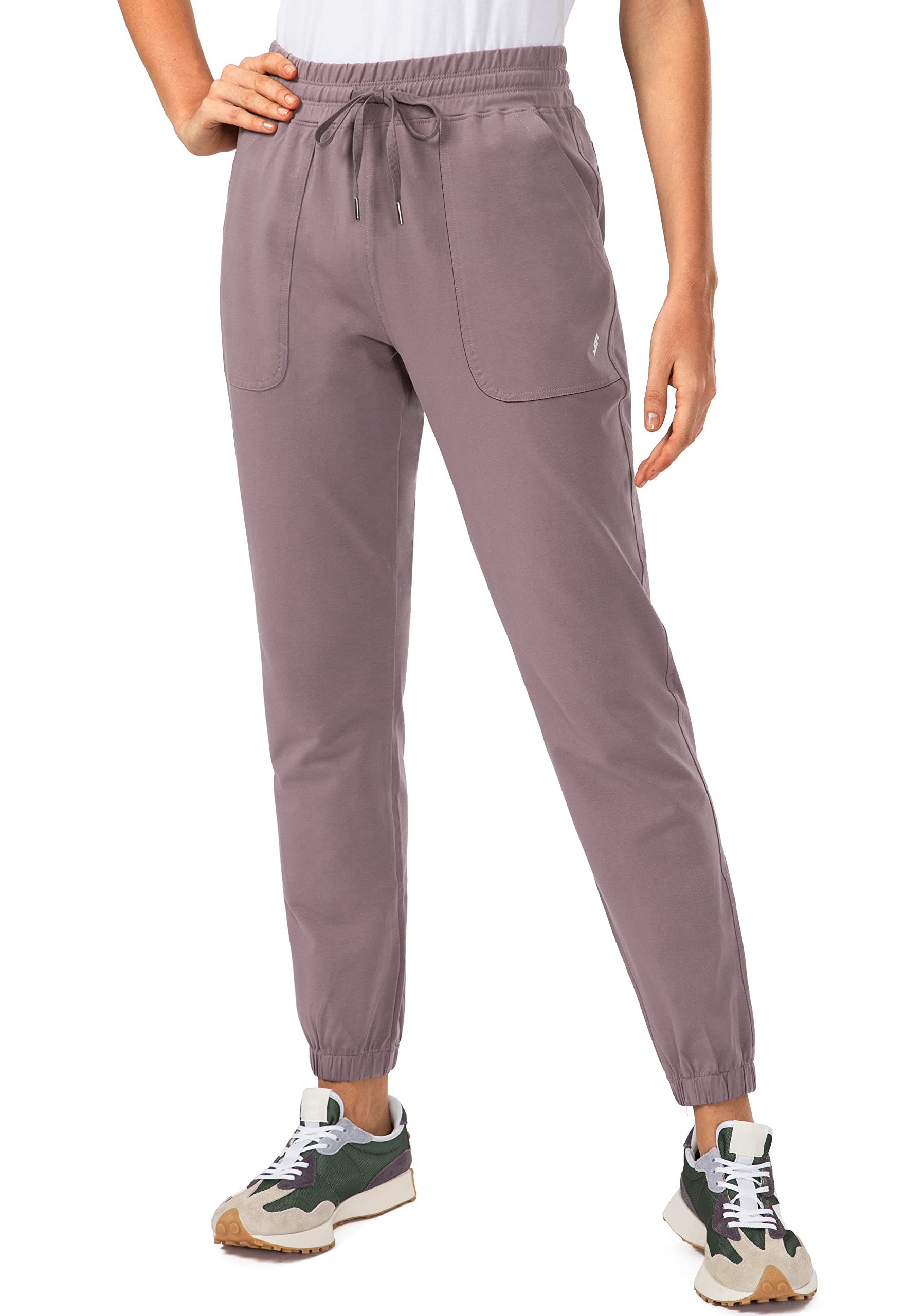 Soothfeel Women's High Waisted Cotton Sweatpants - Soft Joggers & Lounge Pants with Pockets for Yoga, Running, and Casual Wear | Comfortable Workout & Home Pants