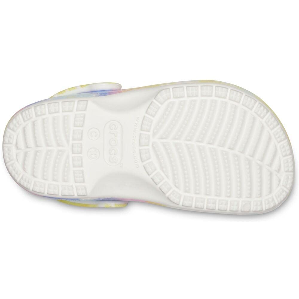 Crocs Kids' Classic Tie Dye Clogs - Waterproof & Comfortable Shoes for Boys & Girls (Infant/Toddler/Little Kid/Big Kid) | Perfect for Beach, Pool, Playground & Everyday Wear
