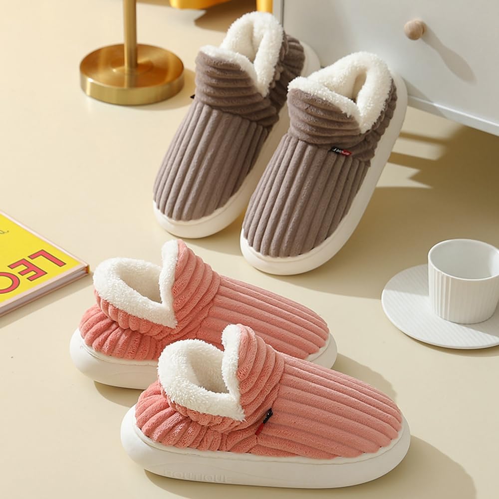 Unisex Cloud Slippers - Cozy Winter House Shoes with Non-Slip Sole | Warm Fluffy Indoor Slippers for Women & Men | Perfect for Home, Lounge & Cold Weather Comfort
