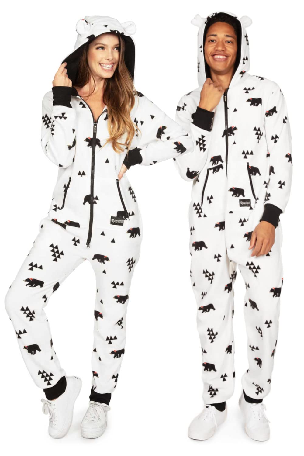 Tipsy Elves Christmas Onesies for Adults - Cozy Matching Holiday Pajamas for Men & Women with Pockets | Perfect for Family Christmas Photos, Holiday Parties & Festive Loungewear