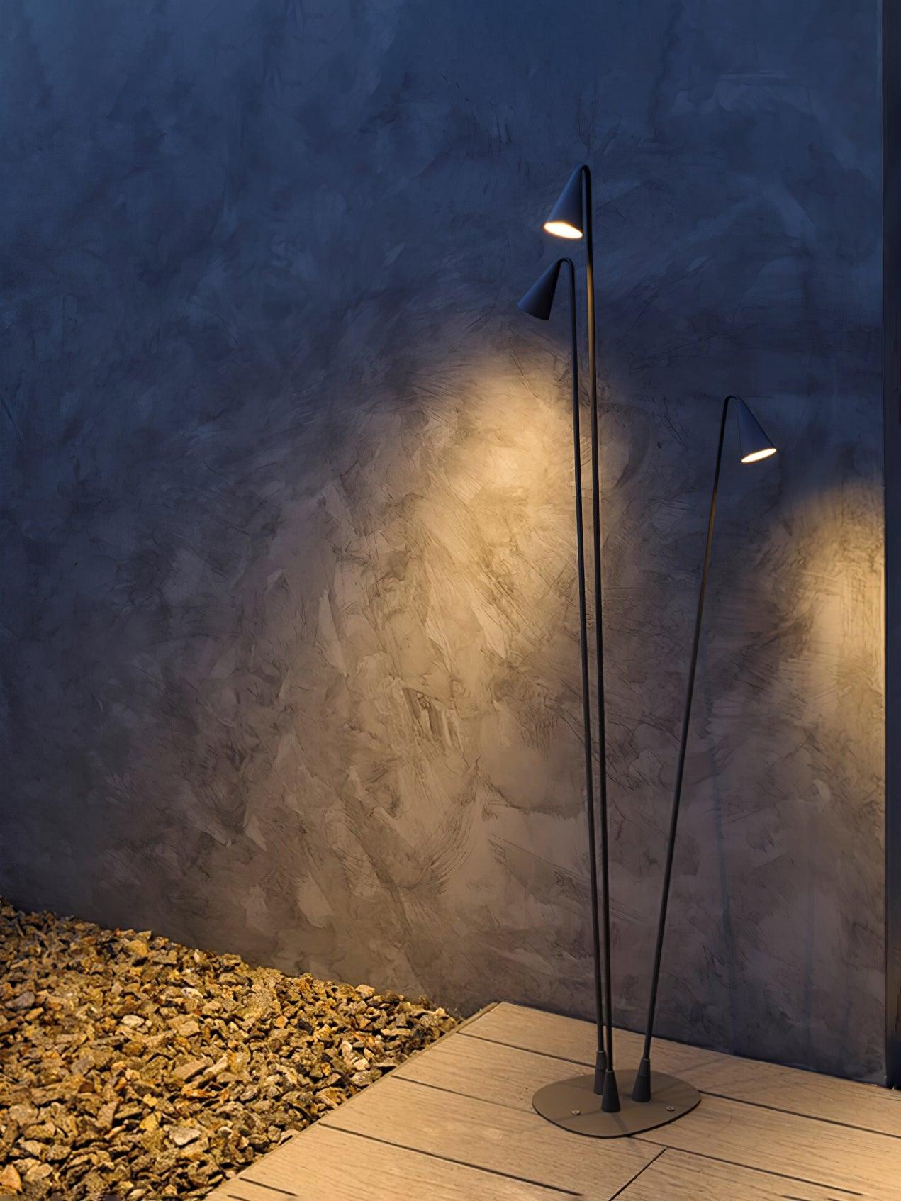 Bellflower Outdoor Floor Lamp - Waterproof & Durable Garden Lighting for Patio, Deck, and Backyard - Perfect for Evening Gatherings & Landscape Decor
