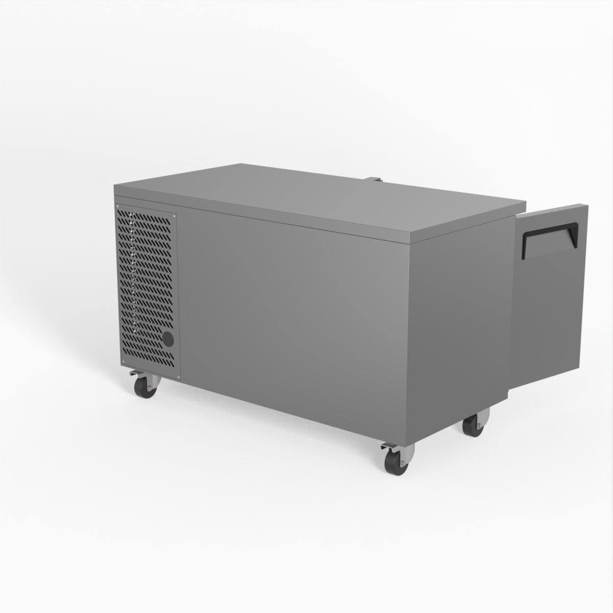 AG 2-Door Commercial Worktop Refrigerator - 700mm Depth Under Counter Fridge for Restaurants, Bars & Kitchens | Energy Efficient Stainless Steel Freezer