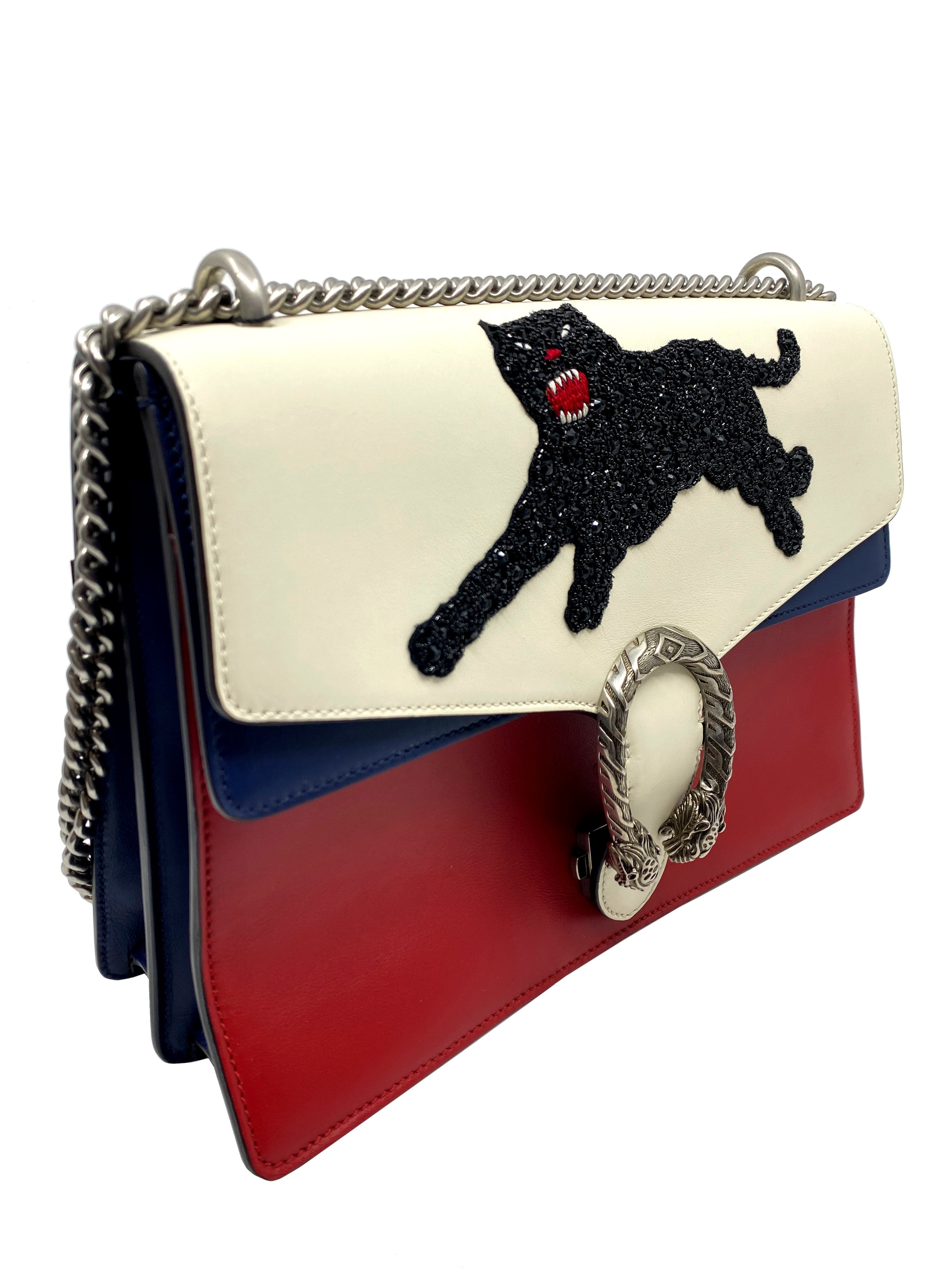 Gucci Dionysus Medium Sequin Panther Shoulder Bag for Women | Luxury Designer Handbag | Perfect for Parties, Weddings & Evening Events