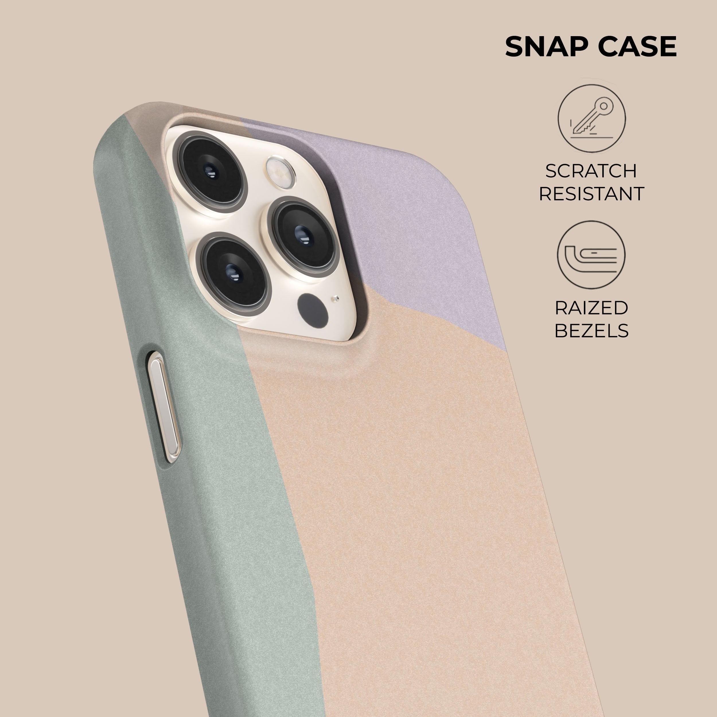 Neutral Layers Phone Case - Slim Protective Cover for iPhone & Android | Durable & Stylish for Everyday Use
