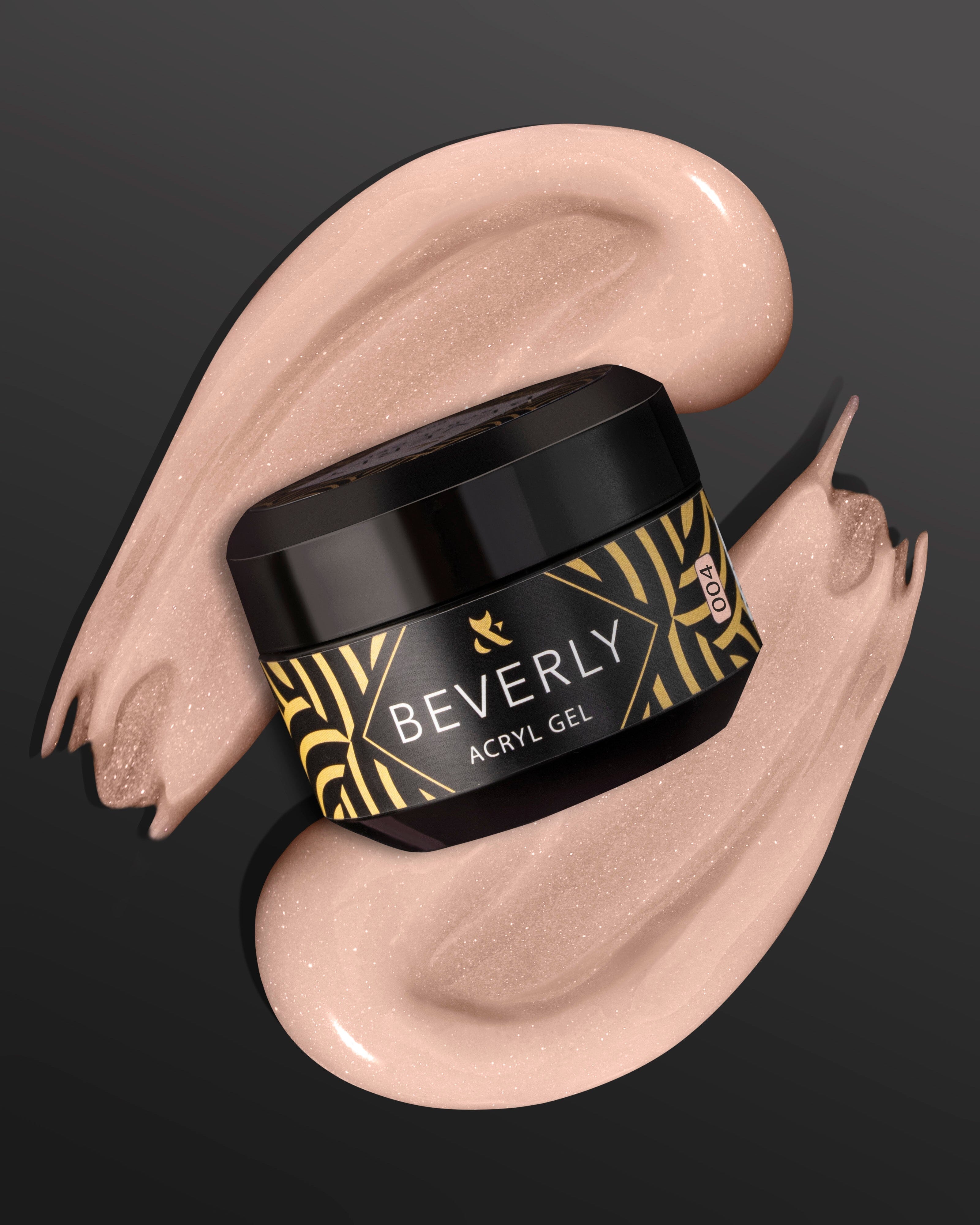 F.O.X Acrygel (Polygel) Nail Extension Kit - Beverly 004, 30ml | Professional UV/LED Gel for Strong & Natural-Looking Nails | Perfect for Salon & Home Manicures