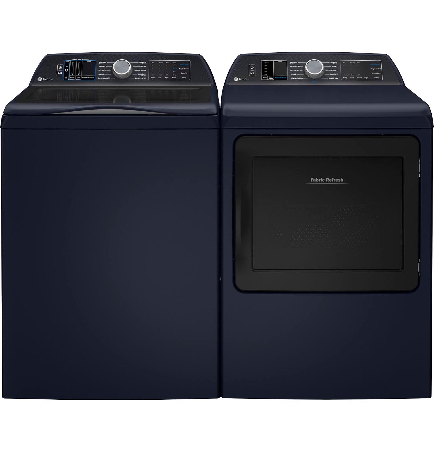 GE Profile PTD90EBMTRS 7.3 Cu. Ft Smart Electric Dryer with Fabric Refresh Technology - Sapphire Blue | Perfect for Large Families & Laundry Rooms | Energy Efficient & WiFi Connected