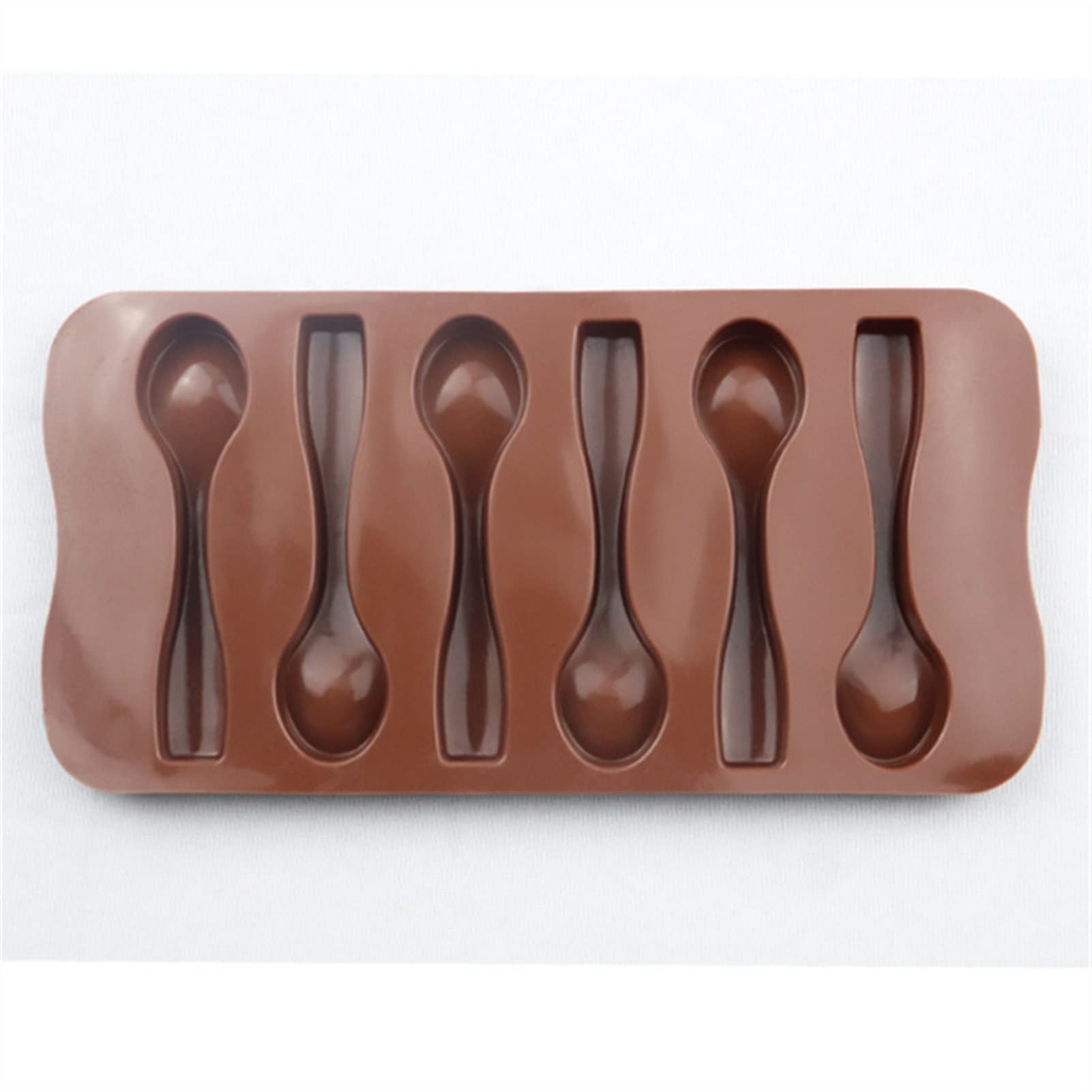 JKYYDS Non-Stick Silicone Baking Molds - Eco-Friendly Fondant Cake Decorating Tools for Chocolate, Biscuit, Candy & Jelly DIY | Perfect for Birthday Cakes, Cupcakes & Dessert Making (Chocolate Color)