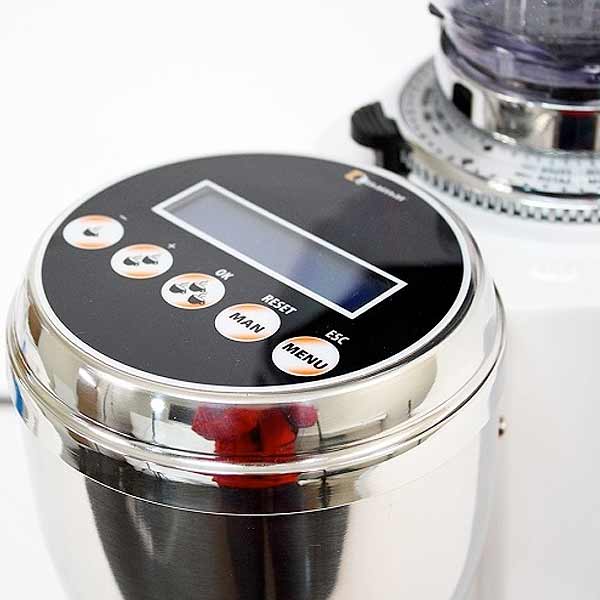 Quamar M80E Commercial Espresso Grinder - Professional Coffee Bean Grinder for Cafes, Restaurants & Home Baristas - Perfect for Espresso, French Press & Pour Over Coffee Brewing