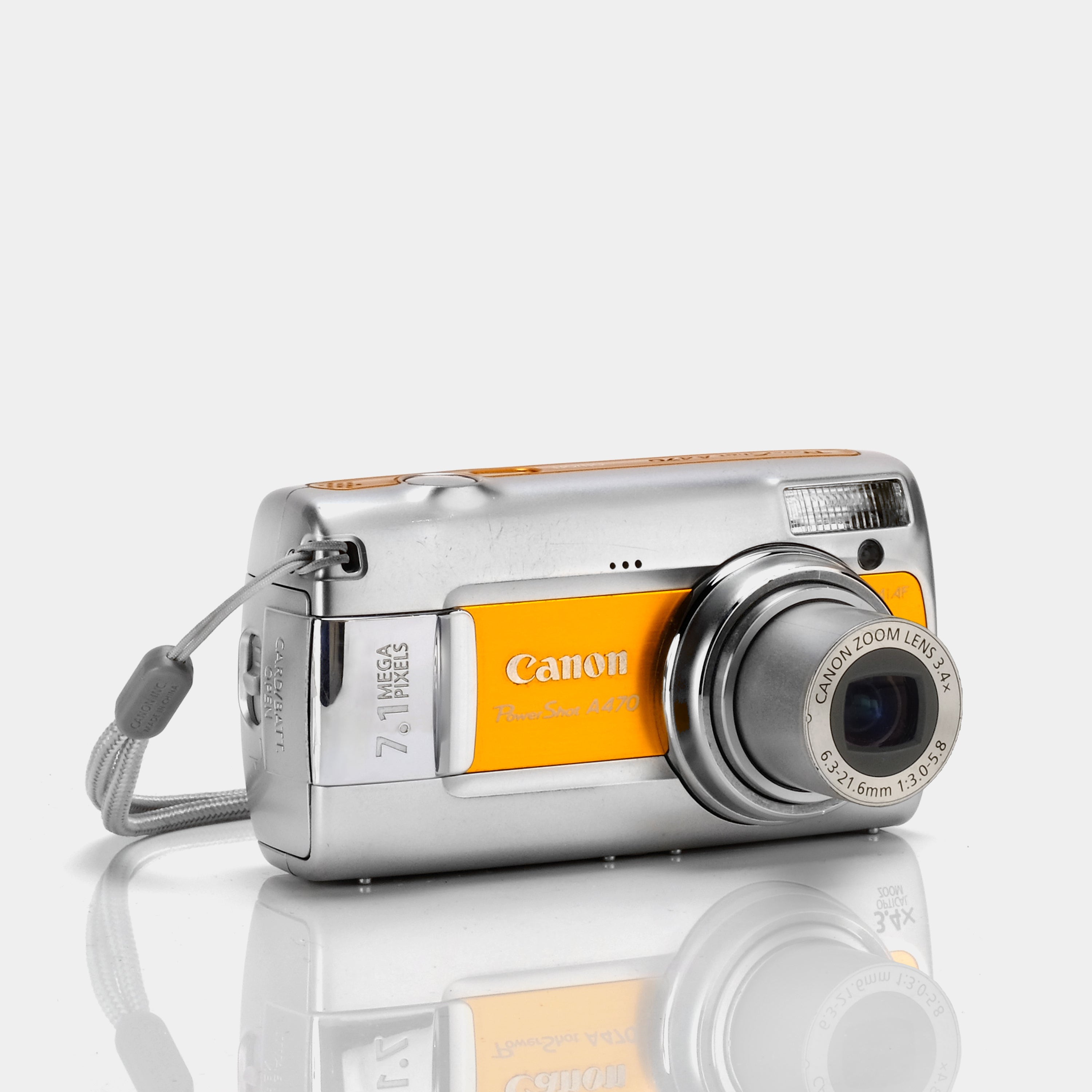 Canon PowerShot A470 Digital Camera - 7.1MP, 3.4x Optical Zoom, Compact Point & Shoot for Travel, Family & Everyday Photography