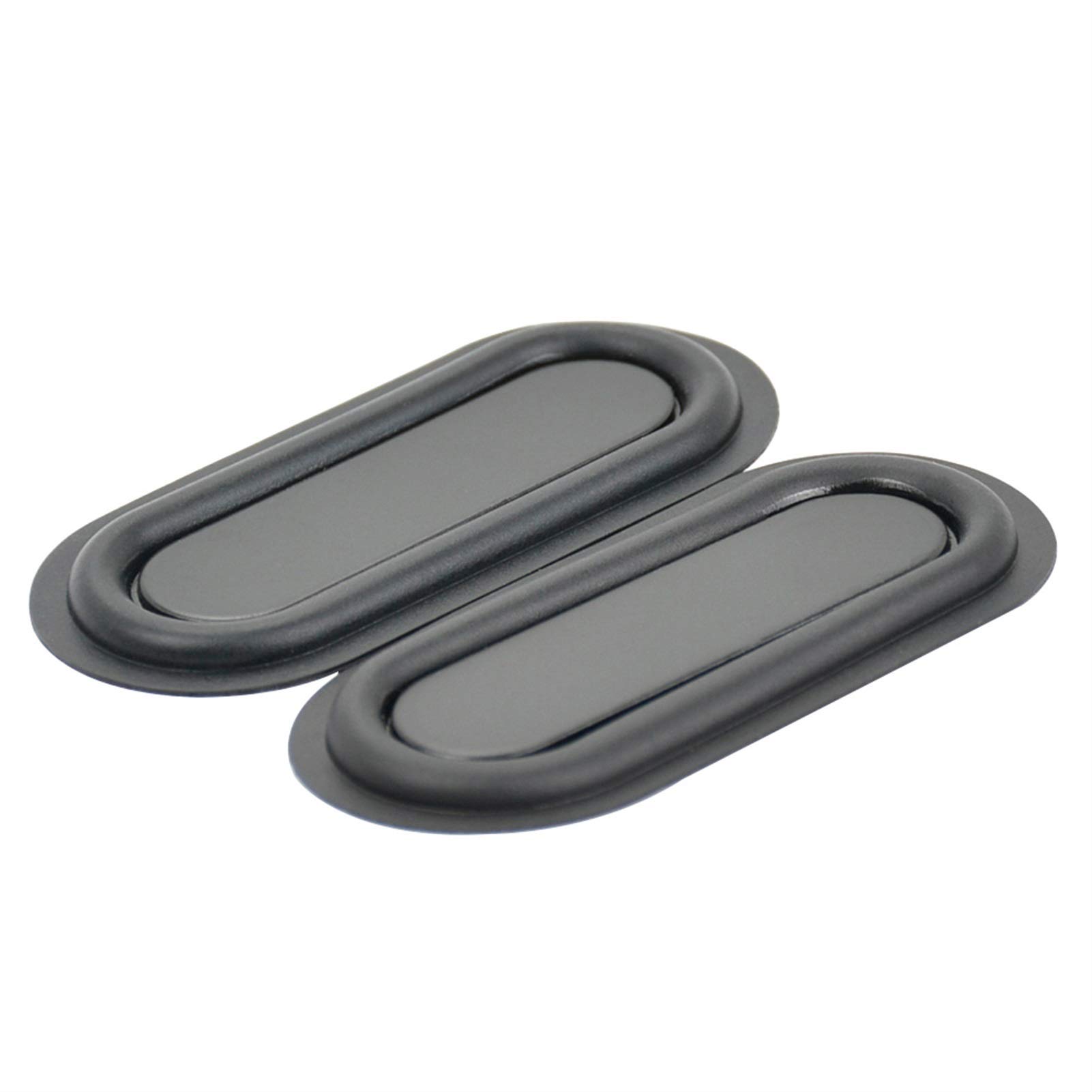 ADUCI 2PCS 30x70mm Passive Radiator Speaker for Enhanced Bass - High Performance Vibration Diaphragm (Black) - Perfect for DIY Speaker Projects, Home Audio Systems & Car Audio Upgrades