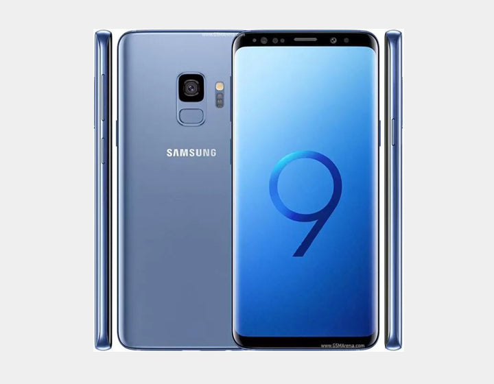 Samsung Galaxy S9 G960F 64GB GSM Unlocked Smartphone - 4GB RAM, Dual SIM, 12MP Camera, Blue | Perfect for Travel, Business & Streaming