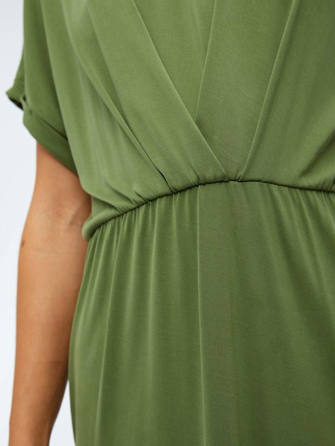 JANNIE DRESS in Vineyard Green - Flowy Summer Midi Dress for Women, Perfect for Garden Parties, Beach Vacations & Date Nights