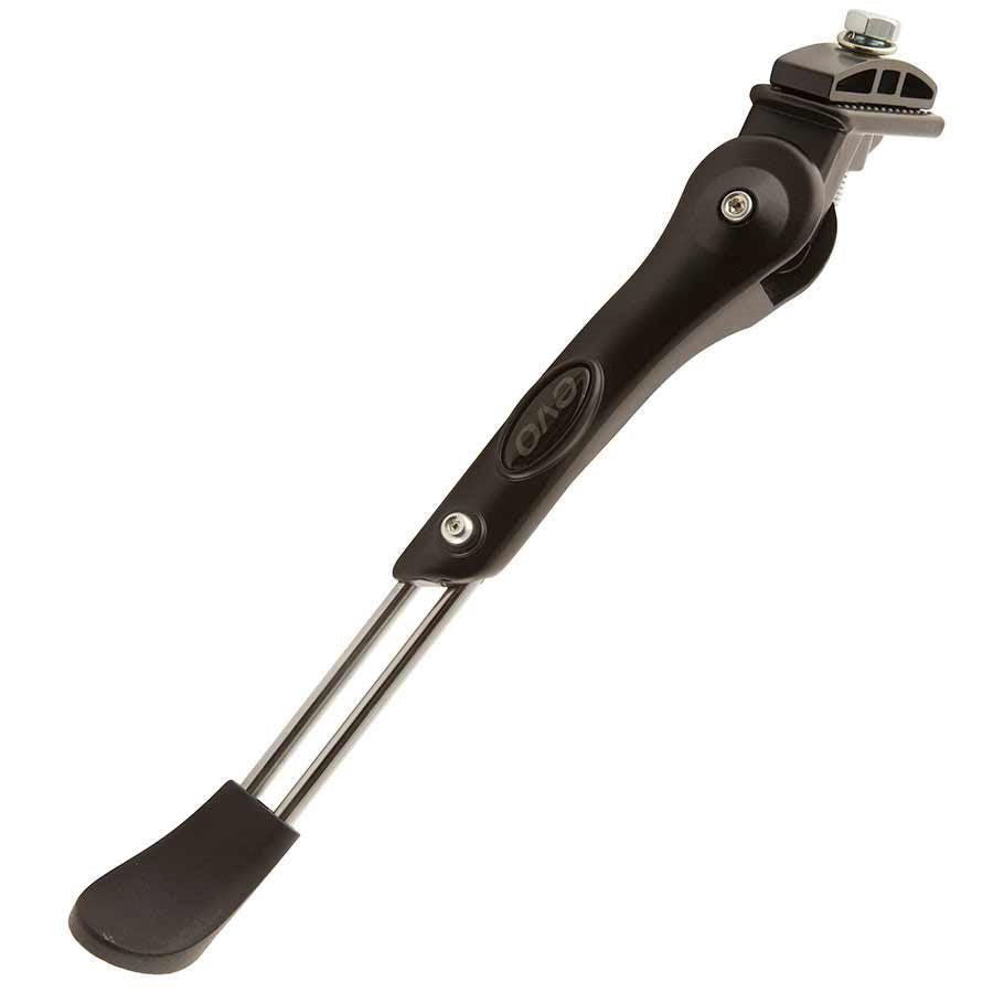 EVO Adjustable Alloy/Steel Bicycle Kickstand for 24'' & 700C Wheels - Perfect for Road Bikes, Hybrid Bikes, and Commuter Bicycles